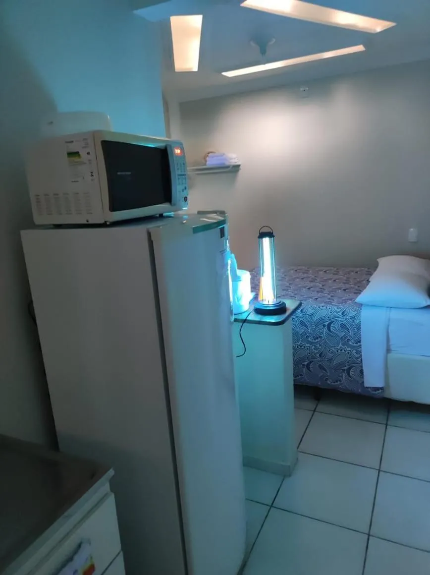 Kitchen or kitchenette in Pousada Marques Floripa