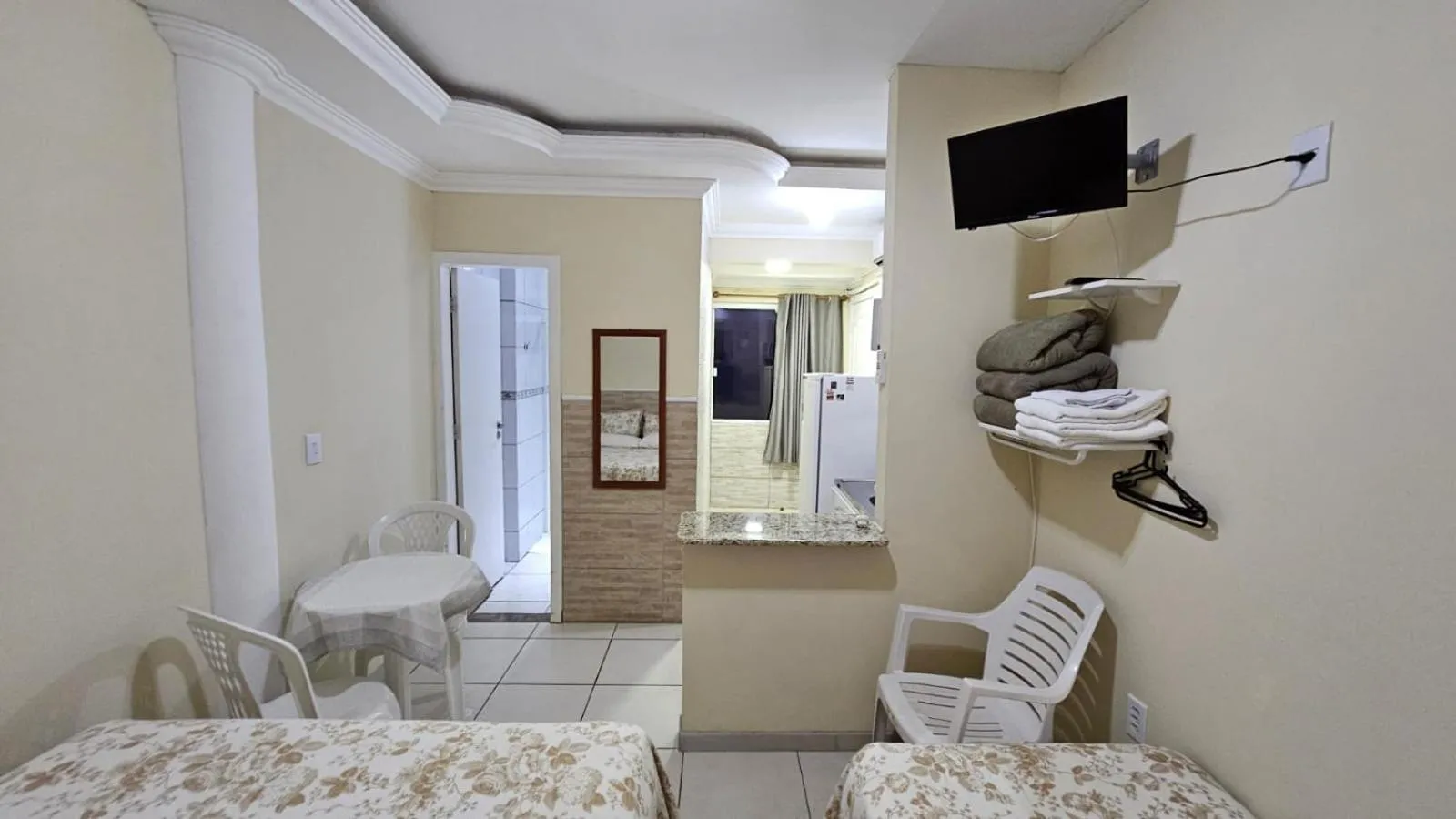 Bed in Pousada Marques Floripa