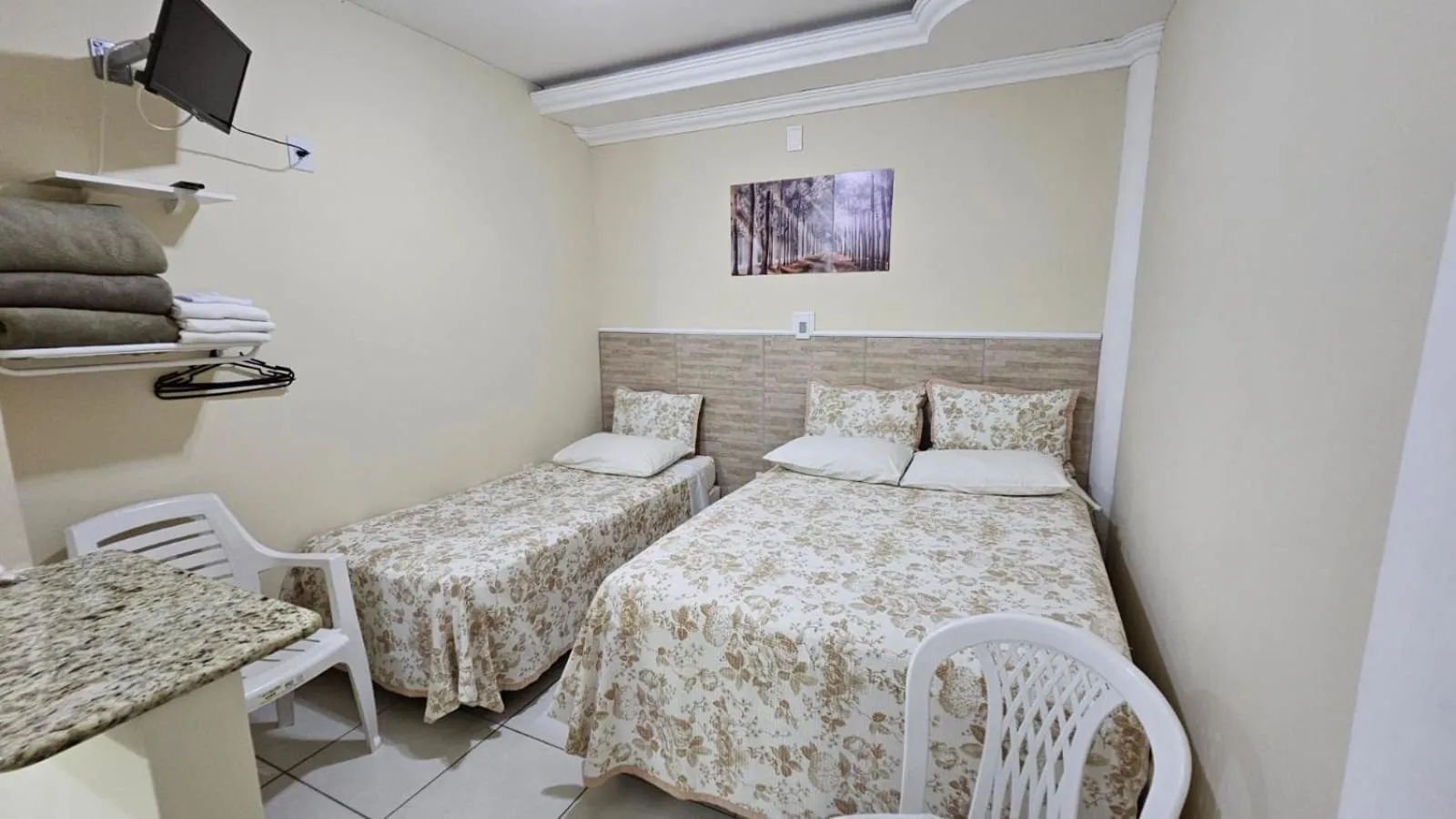 Bed in Pousada Marques Floripa