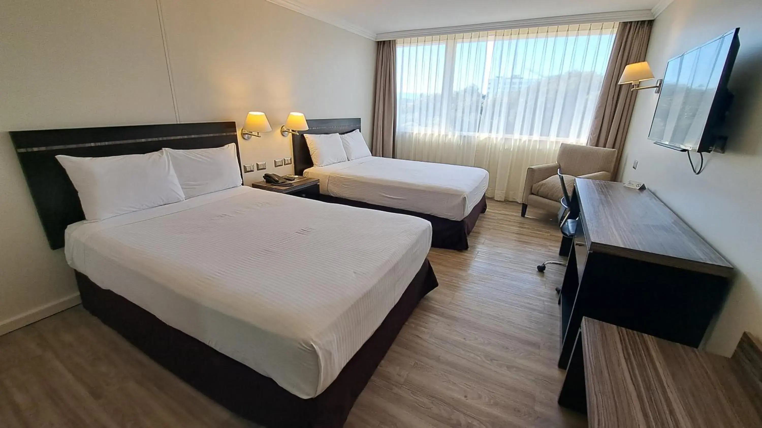 Twin Room with Partial Sea View - single occupancy in Hotel Diego de Almagro La Serena Twin Room with Partial Sea View - single occupancy in Hotel Diego de Almagro La Serena