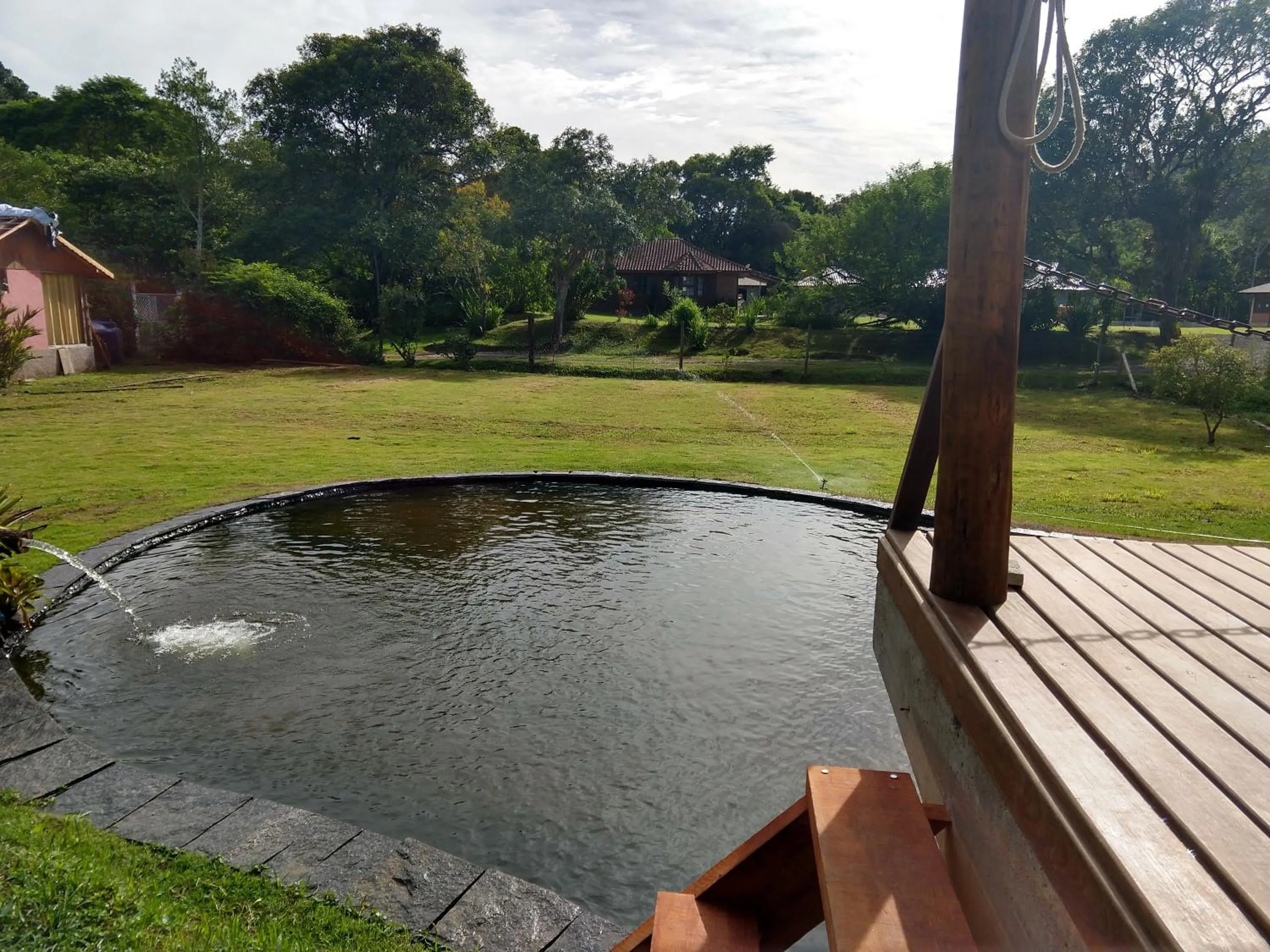 Lake view in Pousada Silvestre