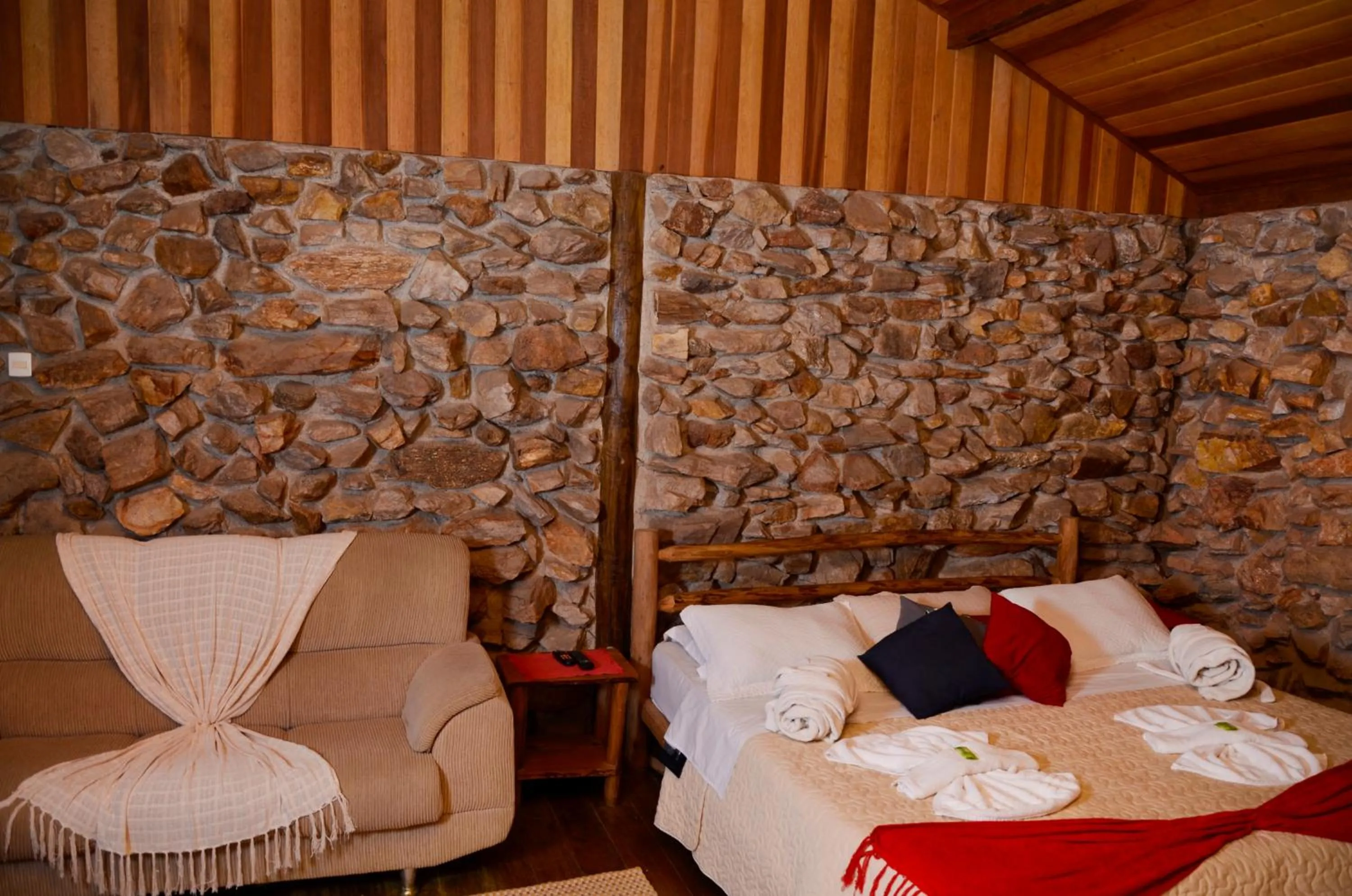 Photo of the whole room, Bed in Pousada Silvestre