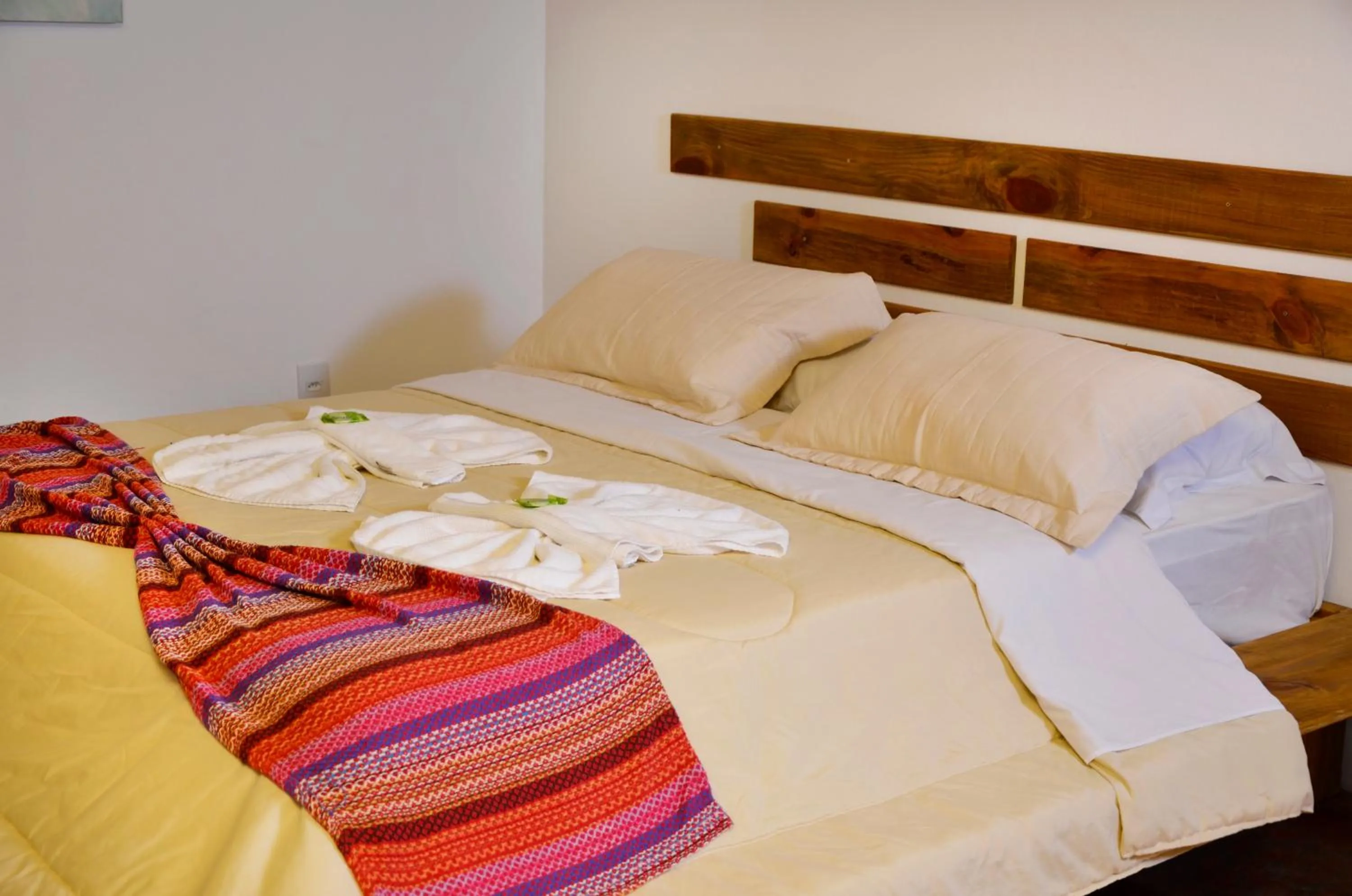 Bed in Pousada Silvestre