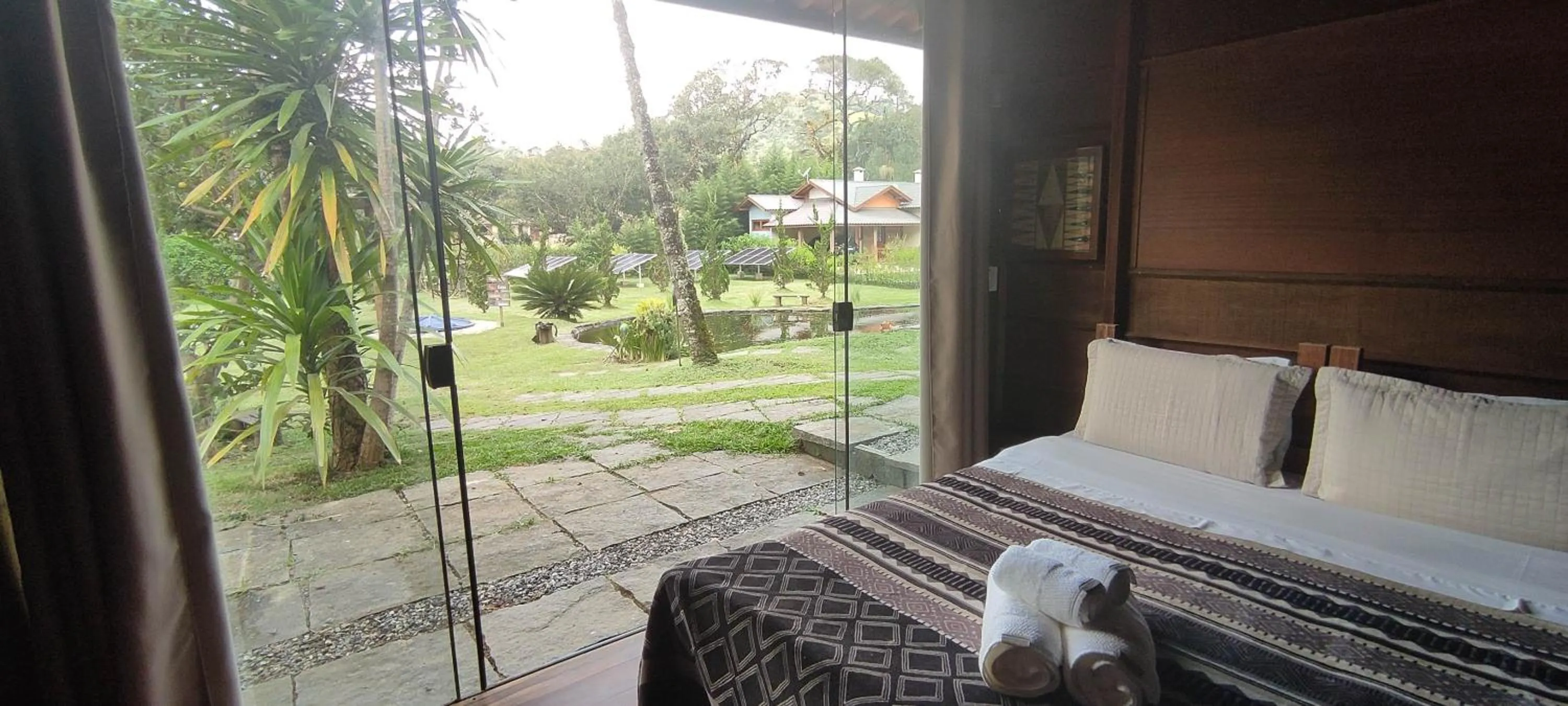 Bed in Pousada Silvestre