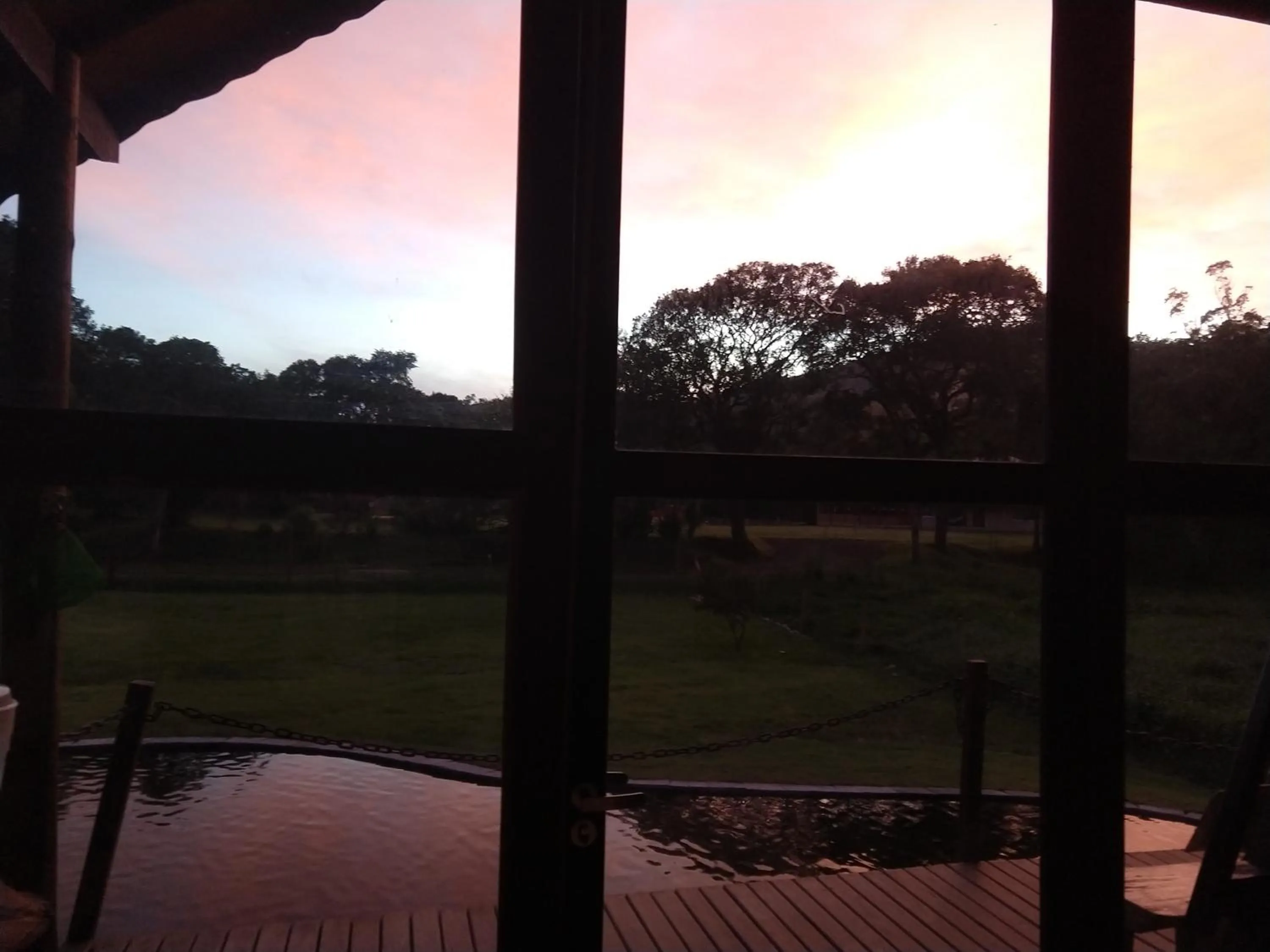 Garden view in Pousada Silvestre