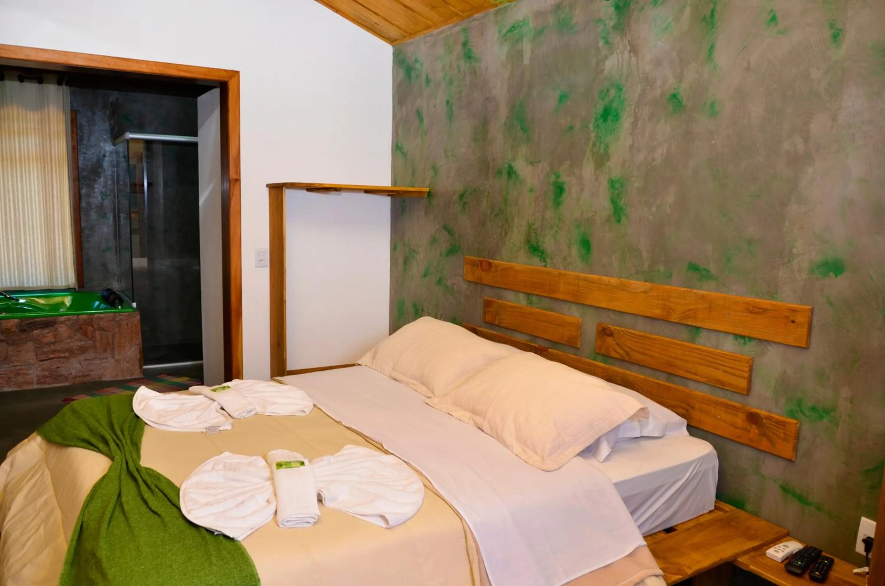 Bed in Pousada Silvestre