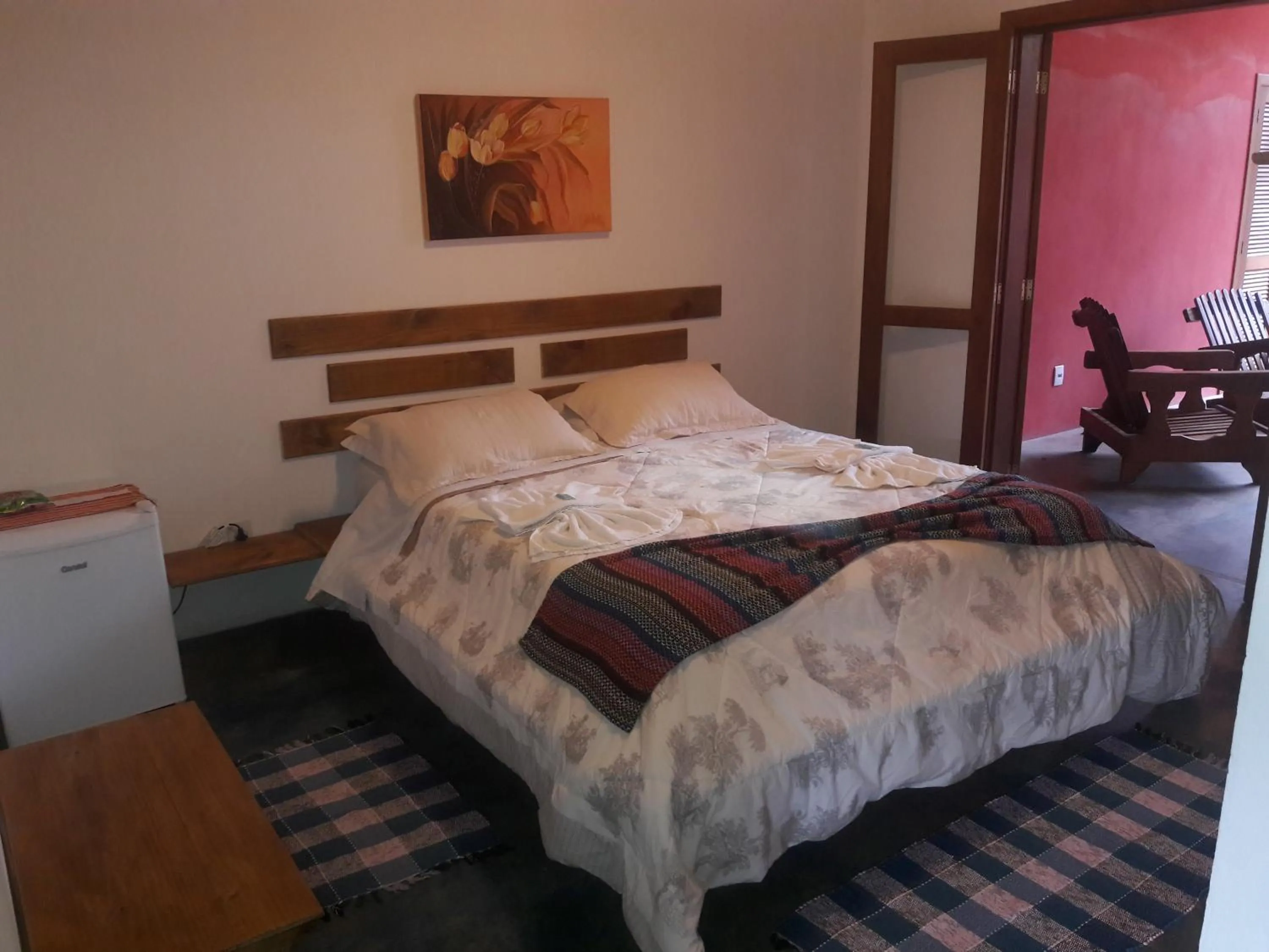 Bed in Pousada Silvestre