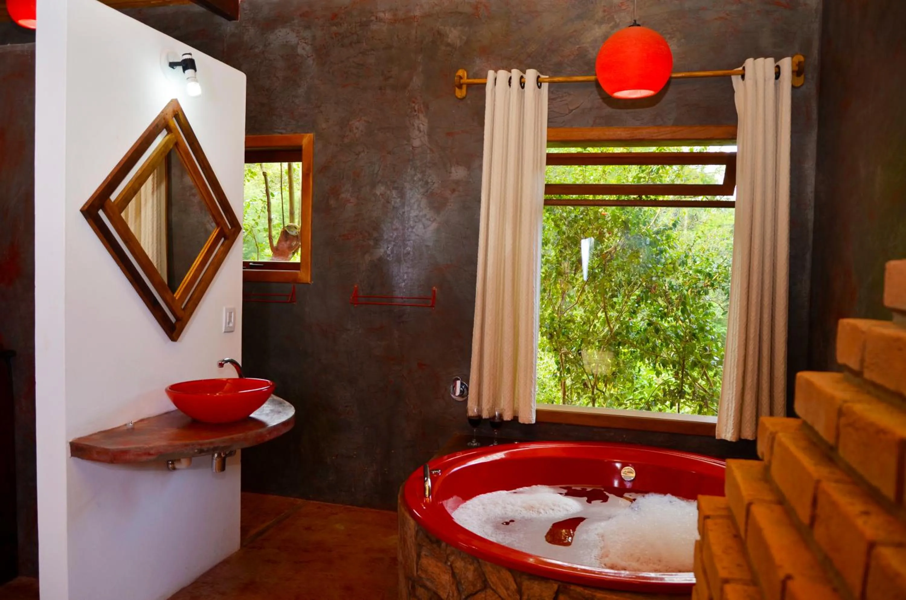 Bathroom in Pousada Silvestre