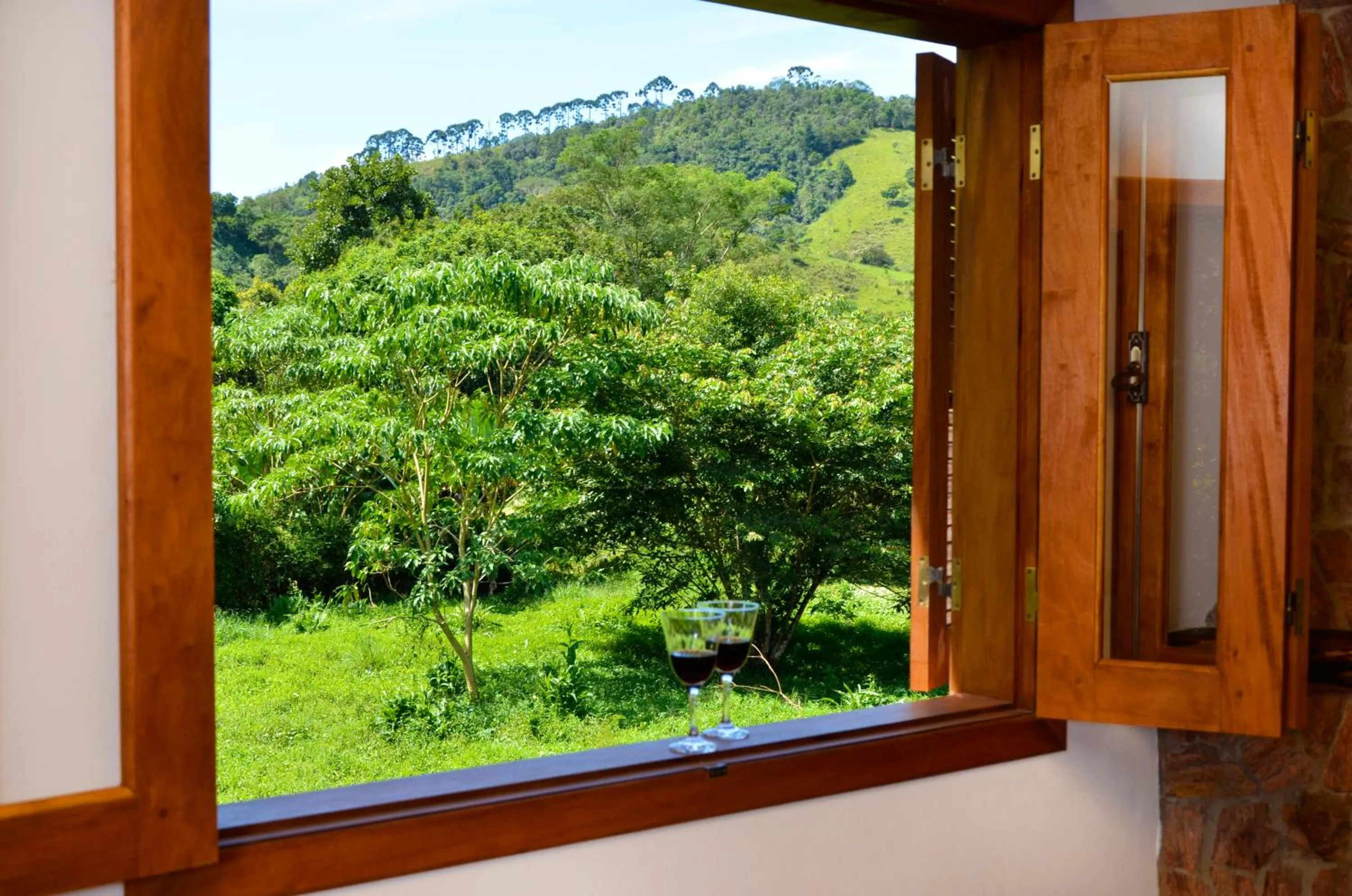 Mountain view in Pousada Silvestre