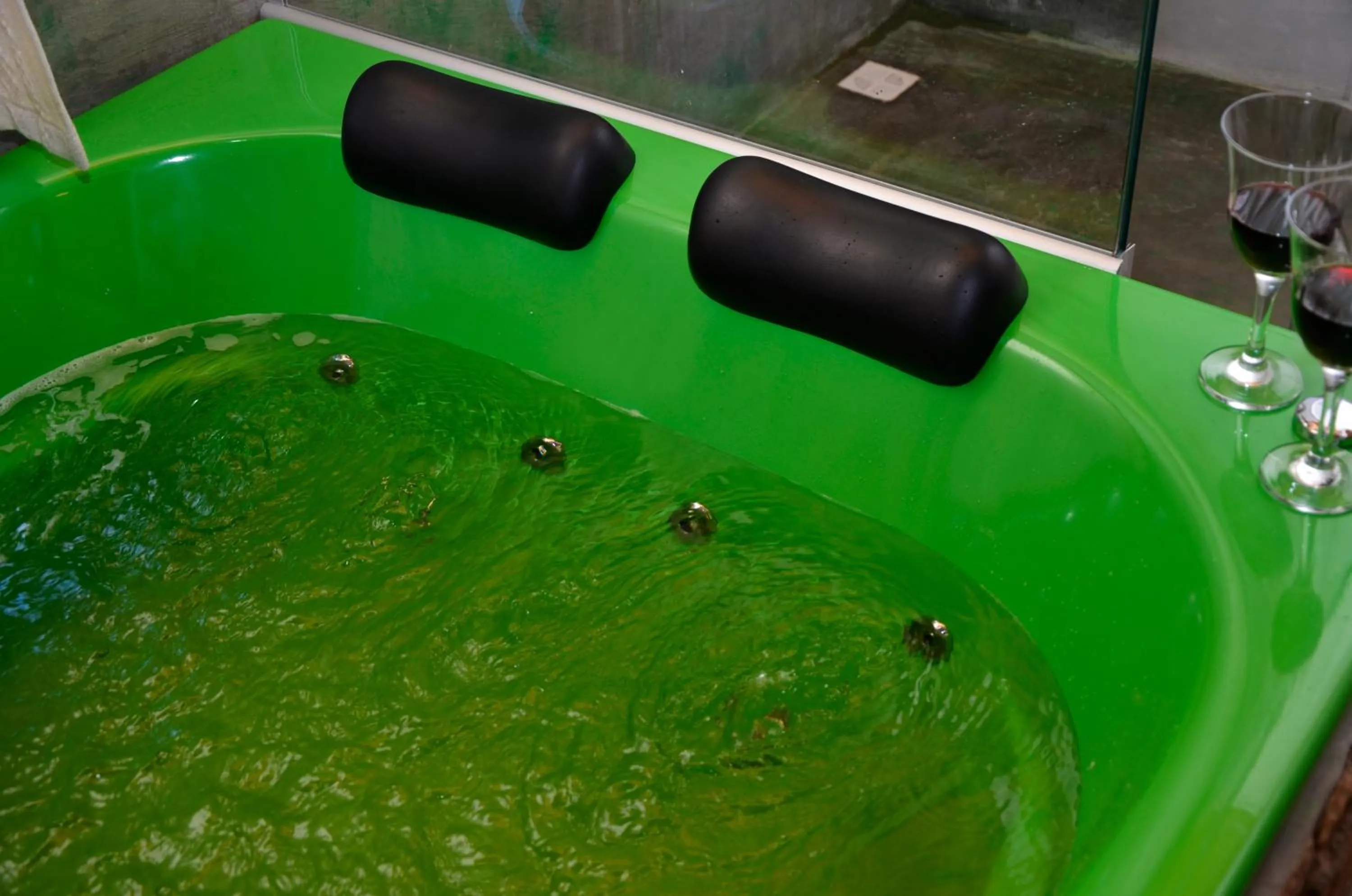 Hot Tub in Pousada Silvestre