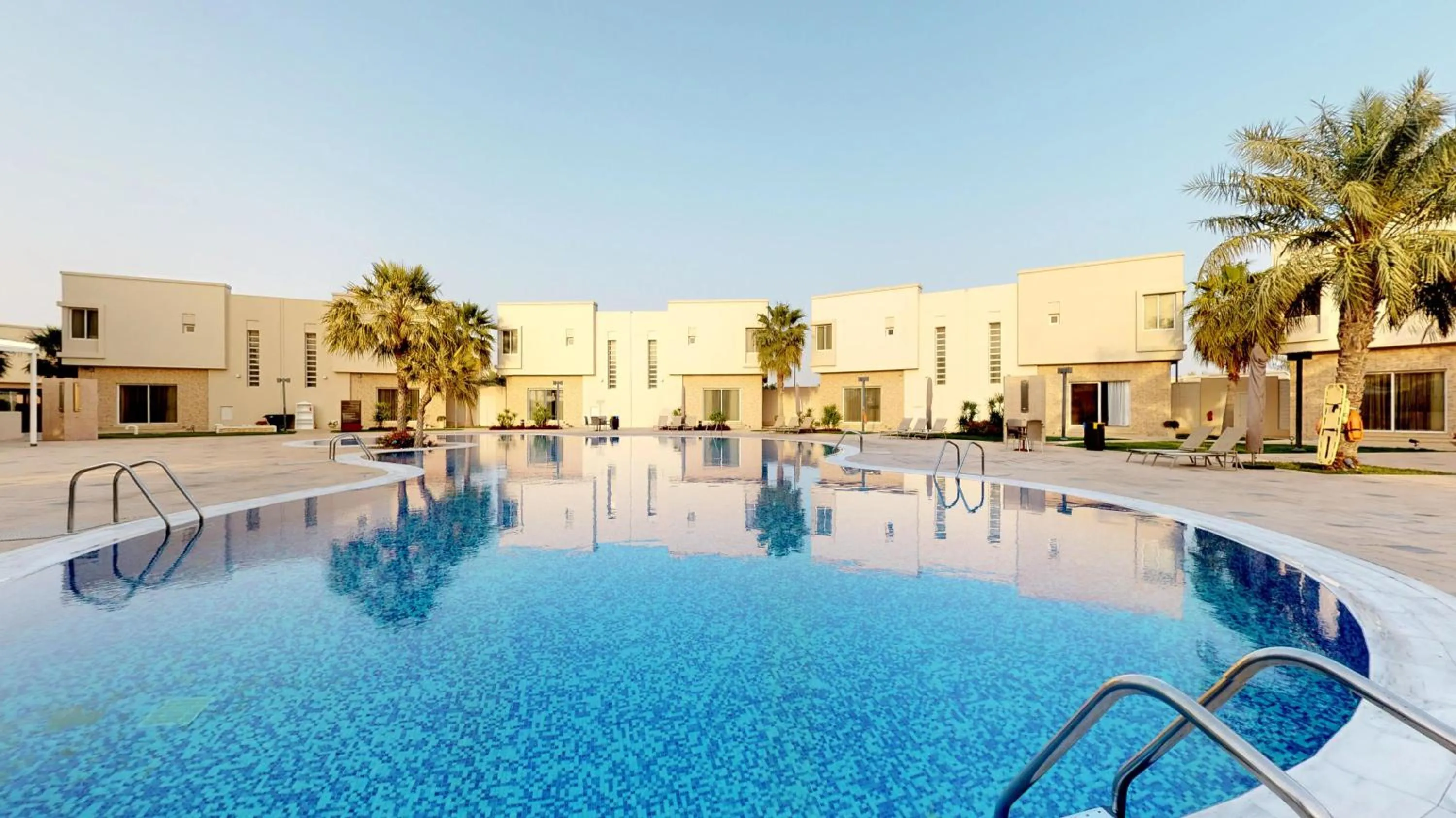 Pool view in Simaisma A Murwab Resort