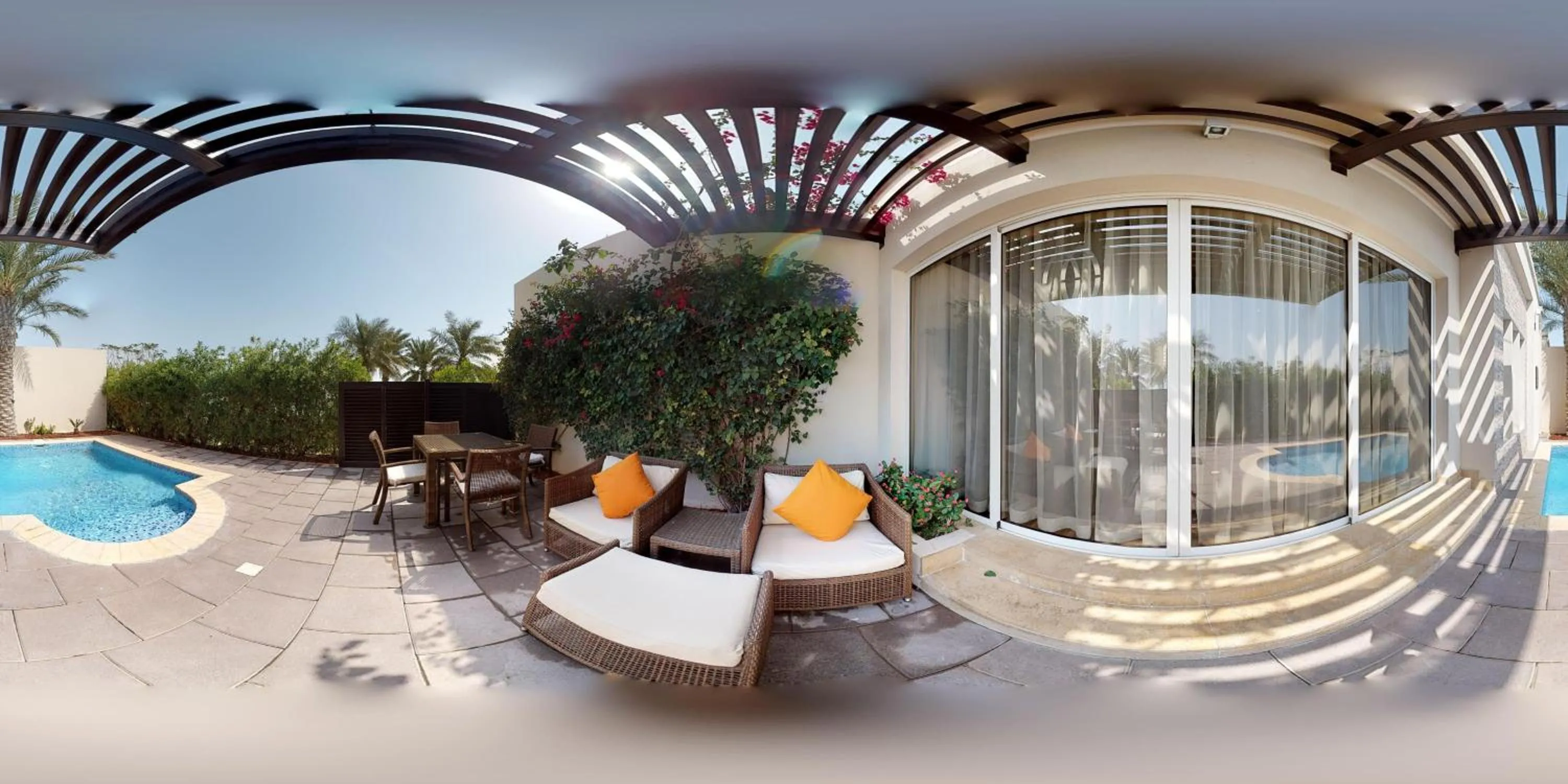 Patio in Simaisma A Murwab Resort