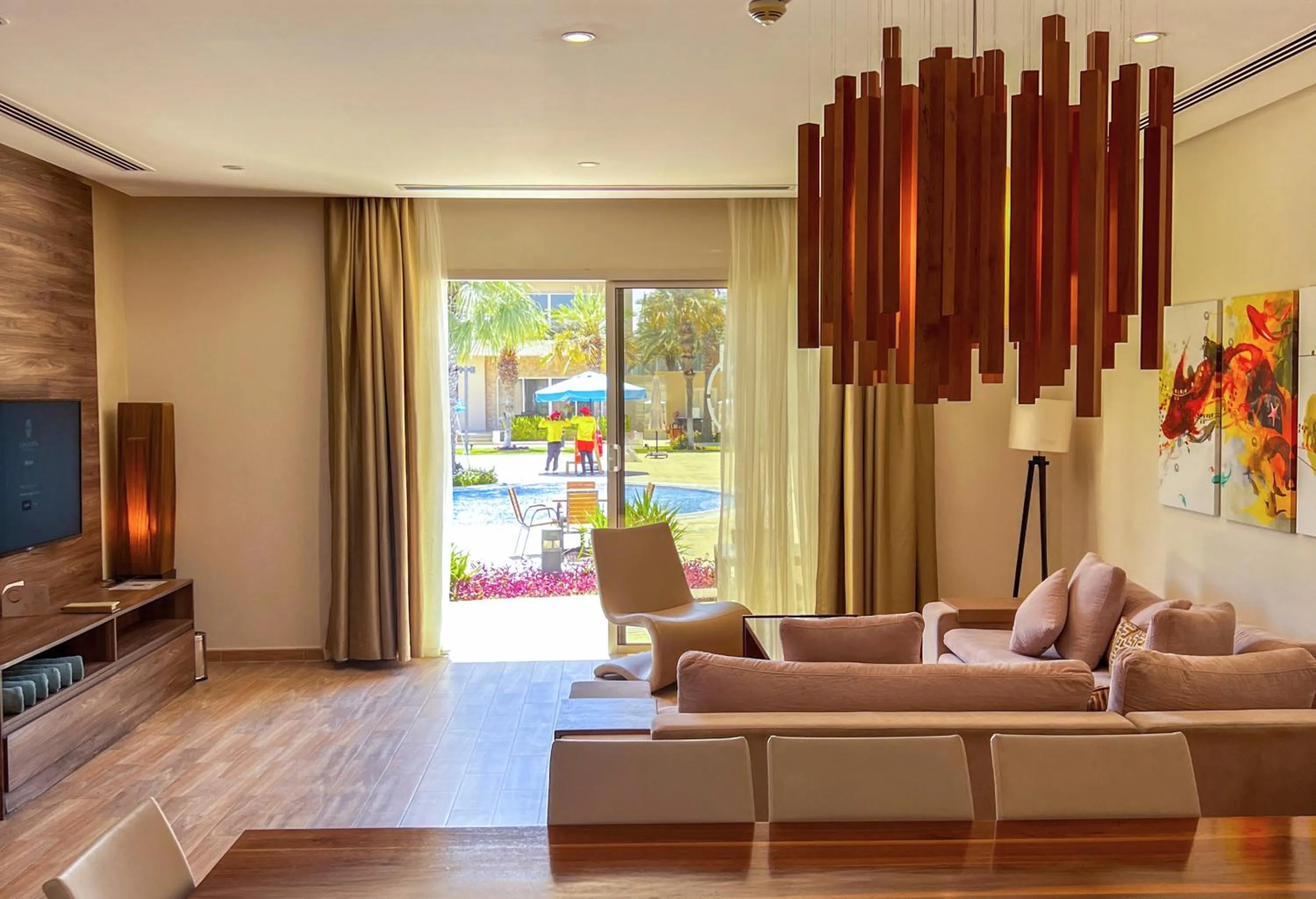 Pool view in Simaisma A Murwab Resort