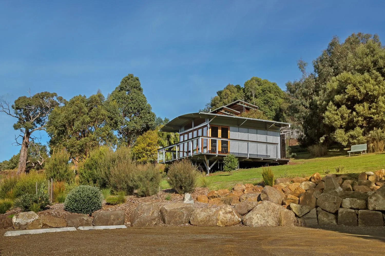 Facade/entrance in Hobart Hideaway Pods