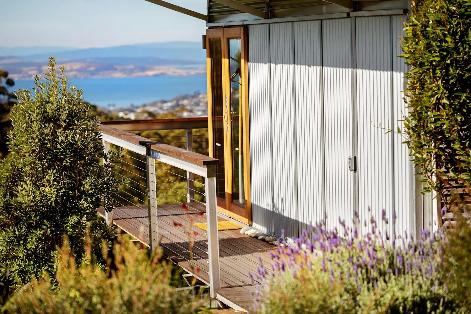 Balcony/Terrace in Hobart Hideaway Pods