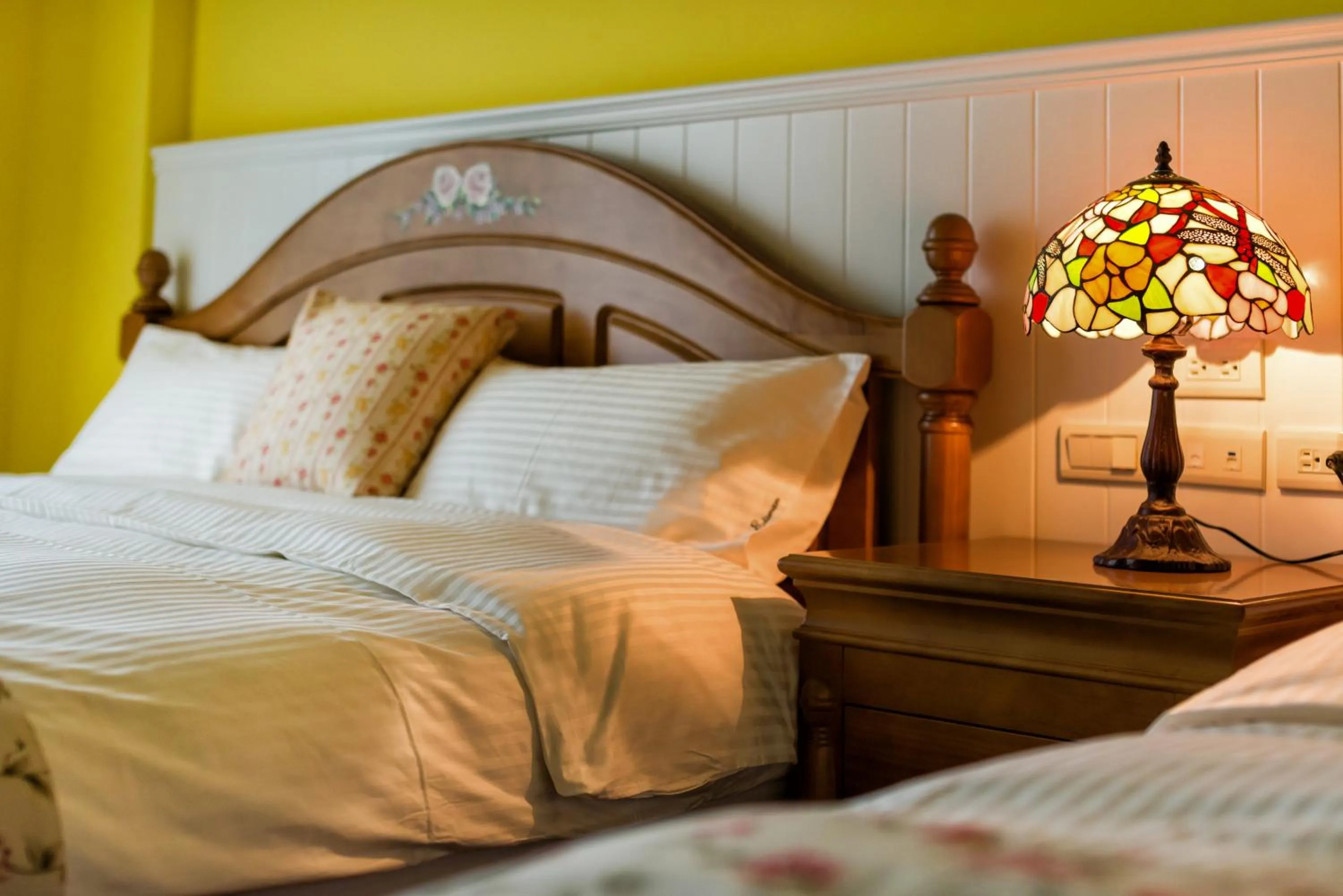 Decorative detail, Bed in 伊笛幔休閒民宿 電梯民宿 車位需預約