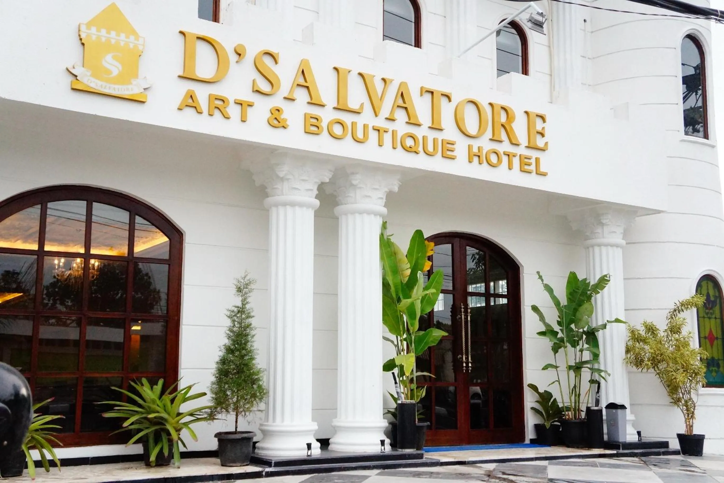 Facade/entrance in d'Salvatore Boutique Hotel Yogyakarta