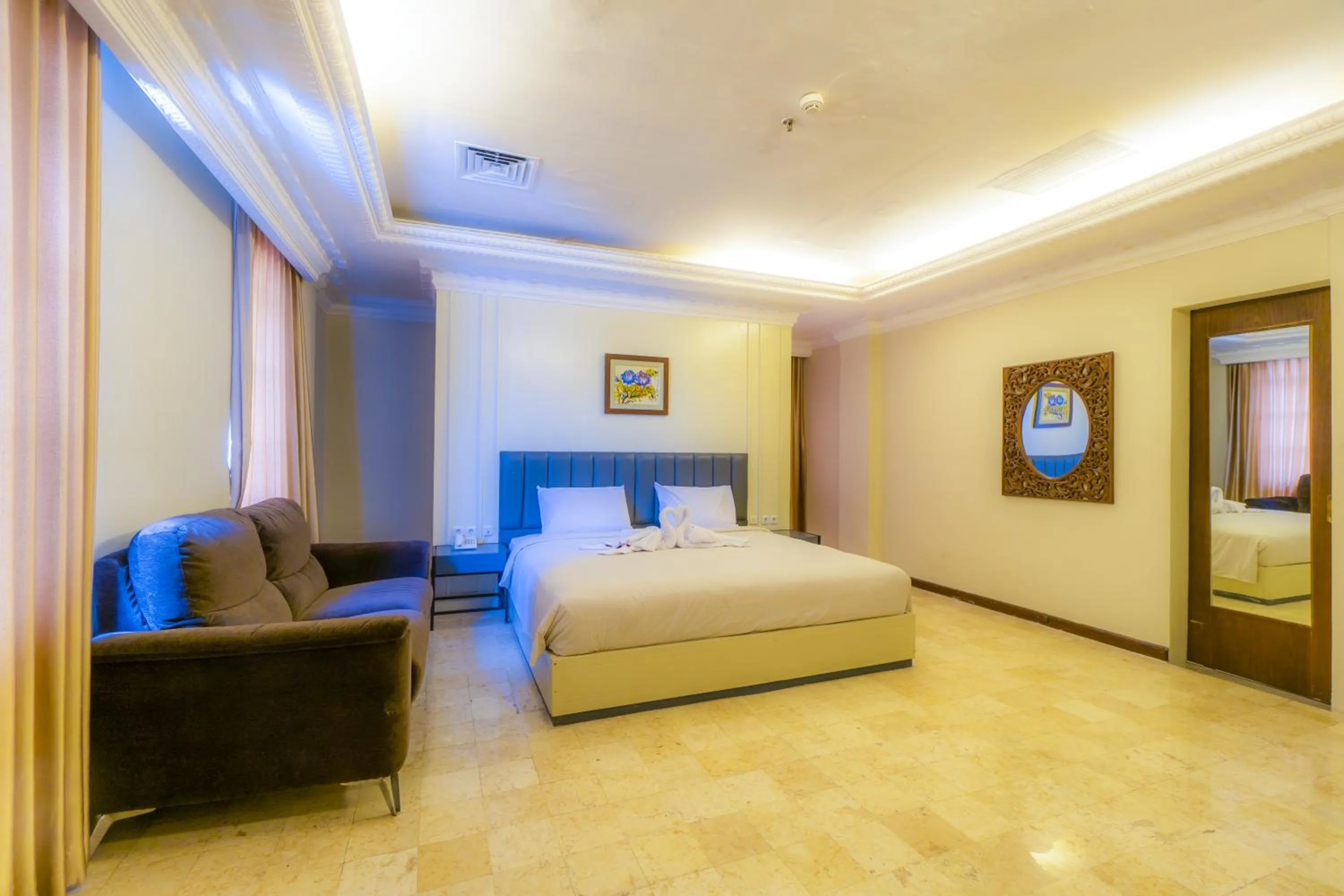 Bed in d'Salvatore Boutique Hotel Yogyakarta