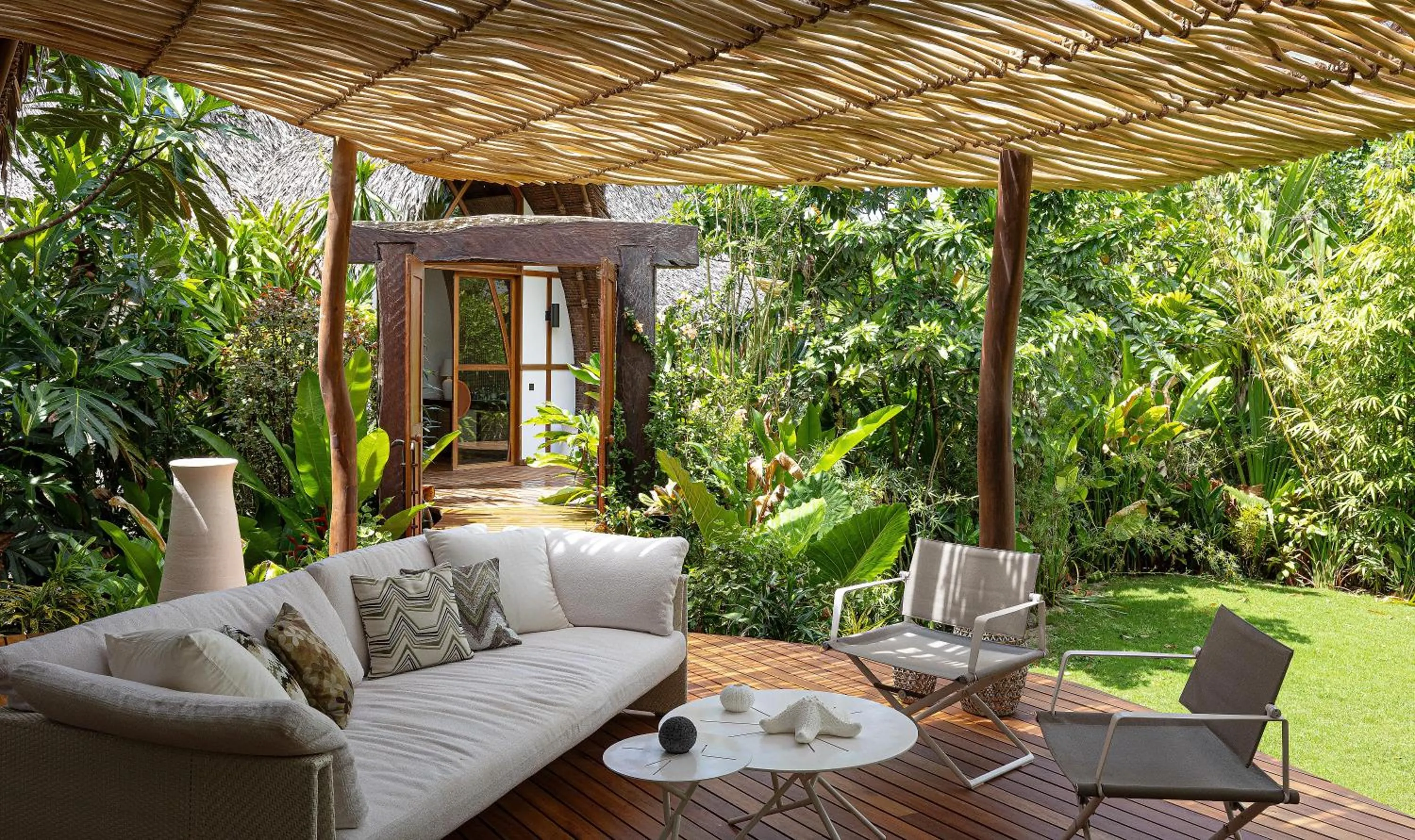 Balcony/Terrace in Nay Palad Hideaway - All Inclusive Stay