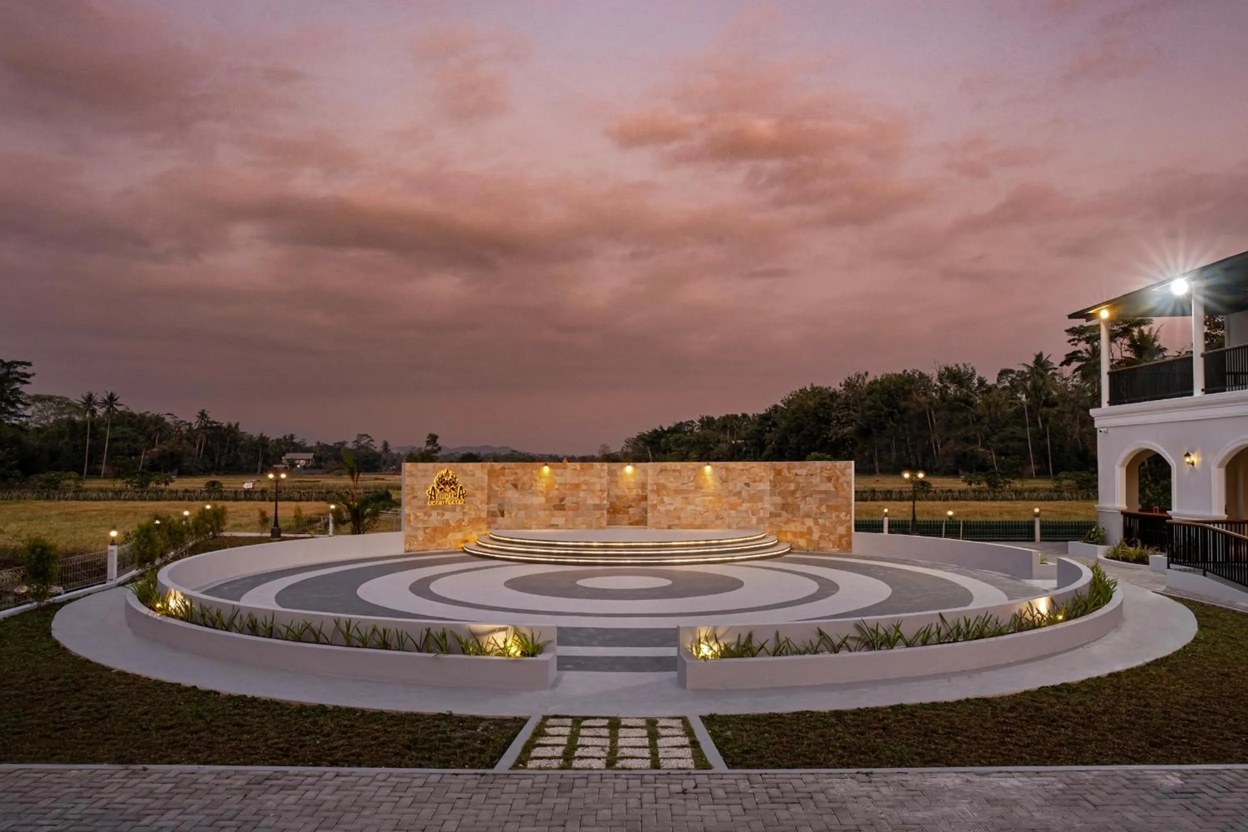 Natural landscape in The Amrta Borobudur