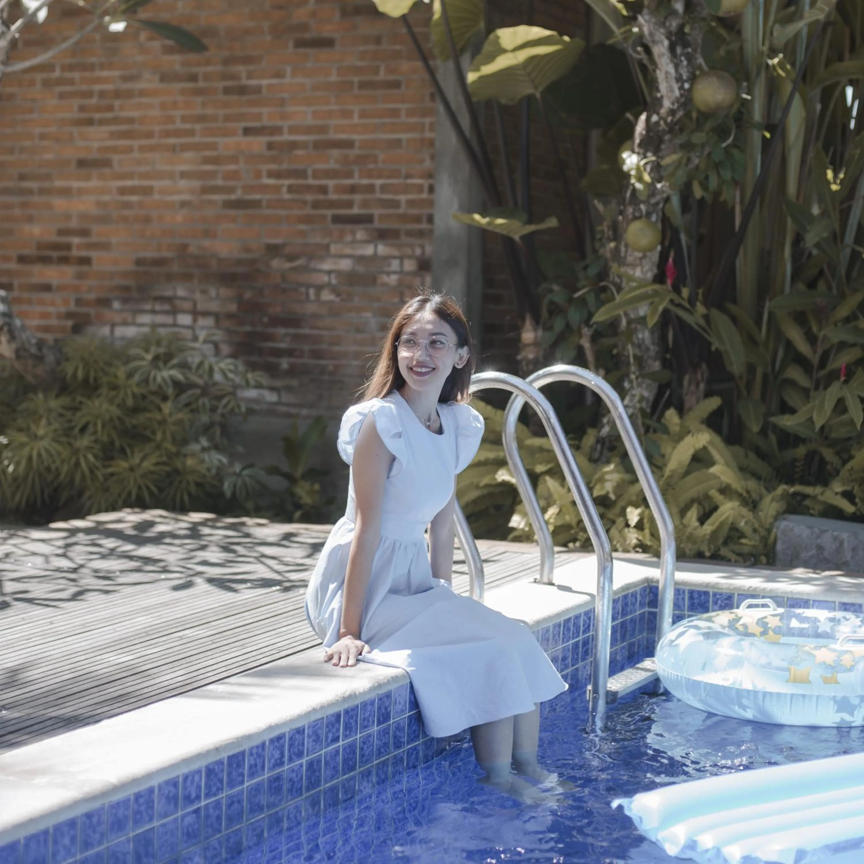 Swimming pool in The Amrta Borobudur
