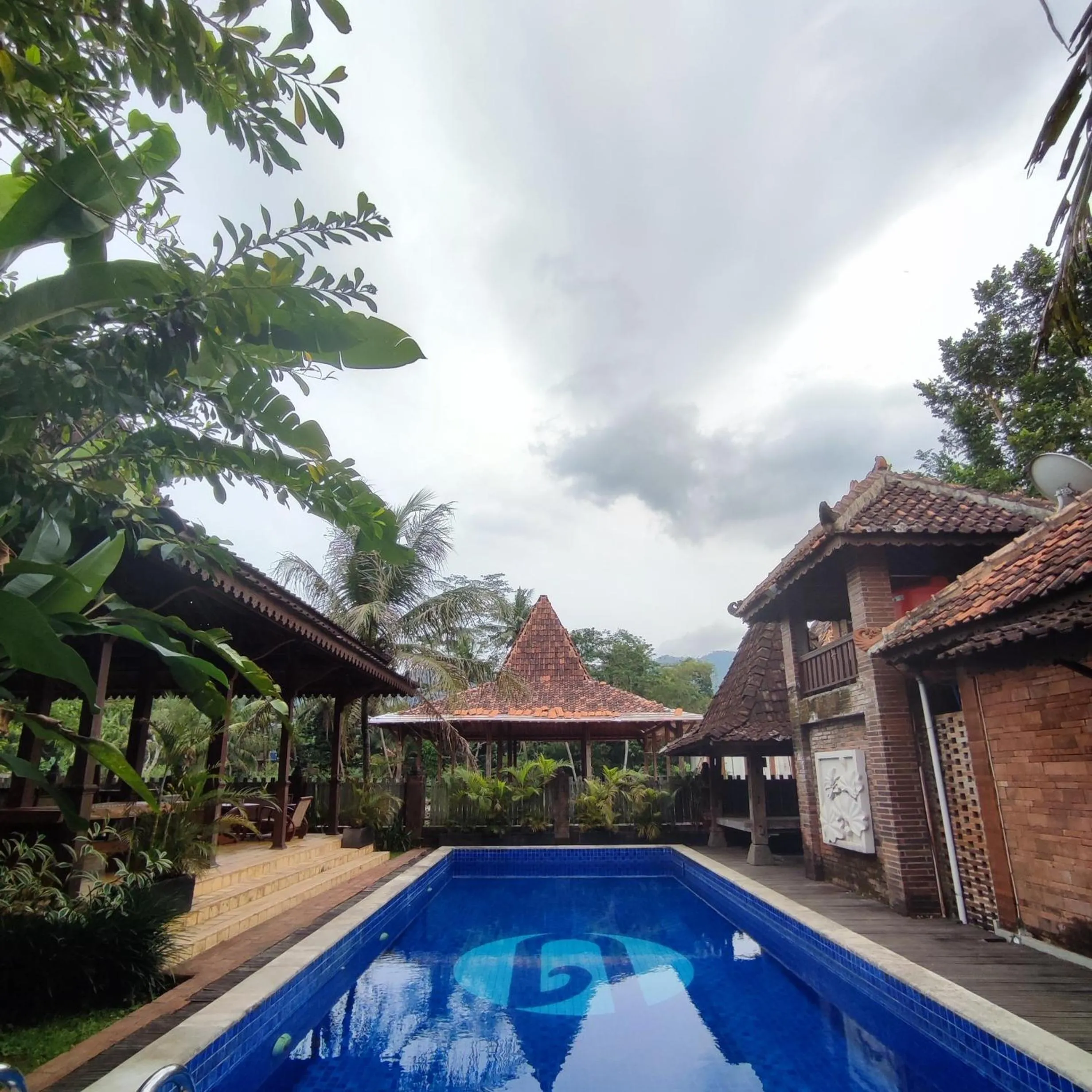 Pool view in The Amrta Borobudur