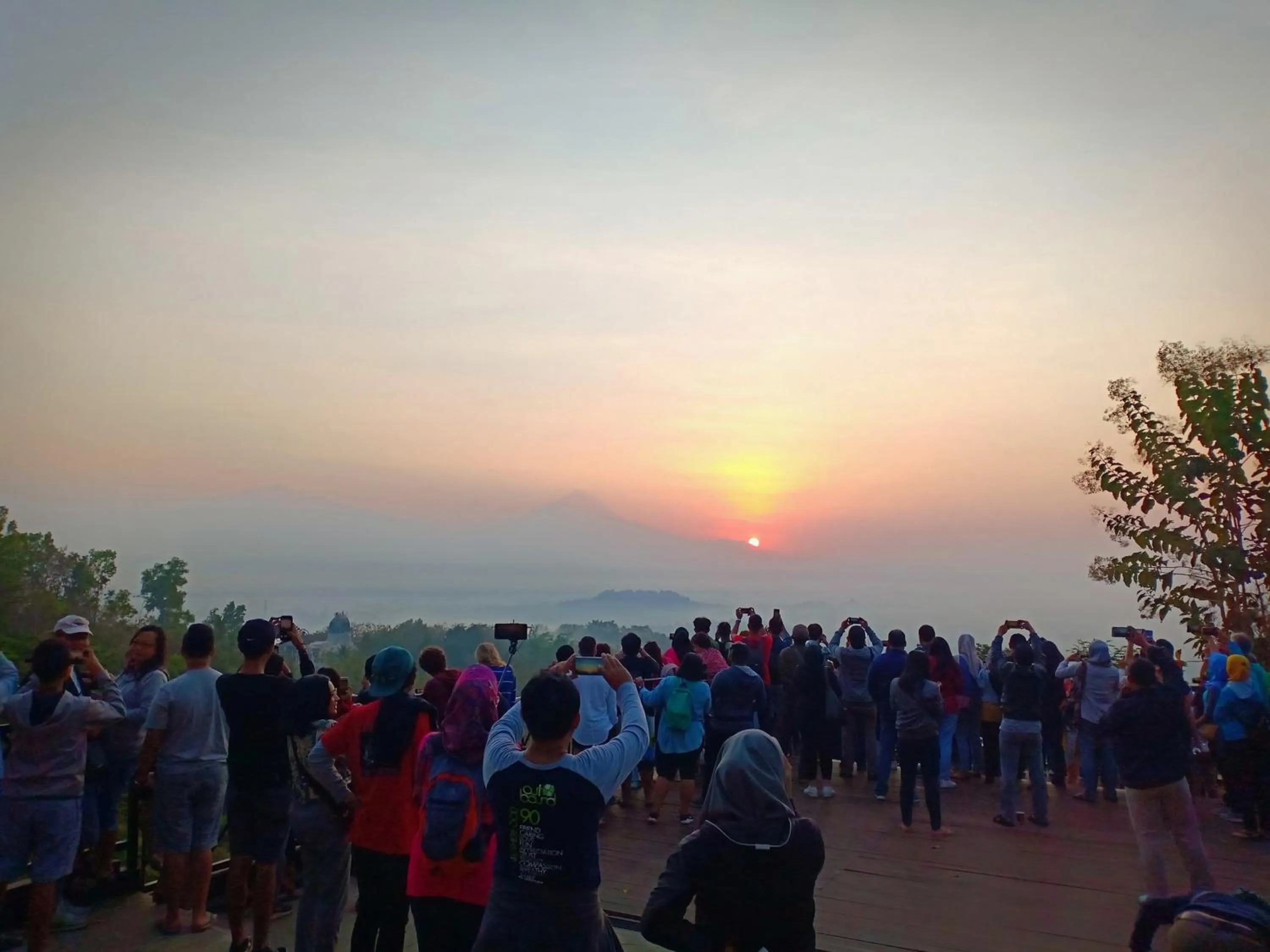 Sunrise in The Amrta Borobudur
