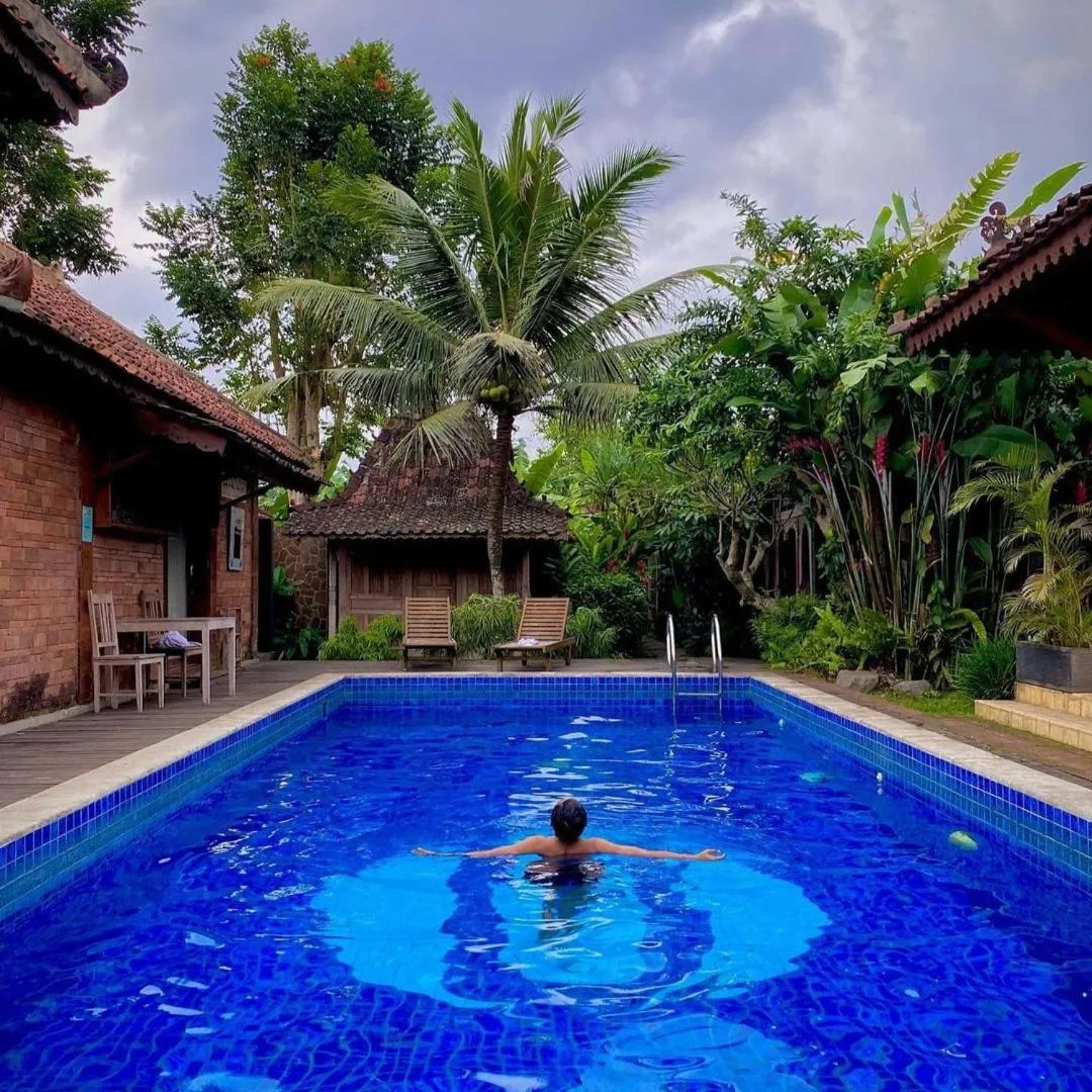 Swimming pool in The Amrta Borobudur