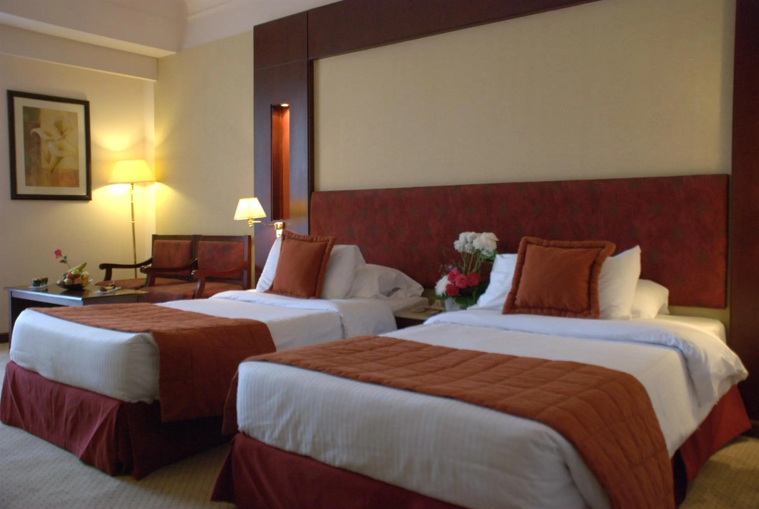 Bed in Safir Hotel Cairo