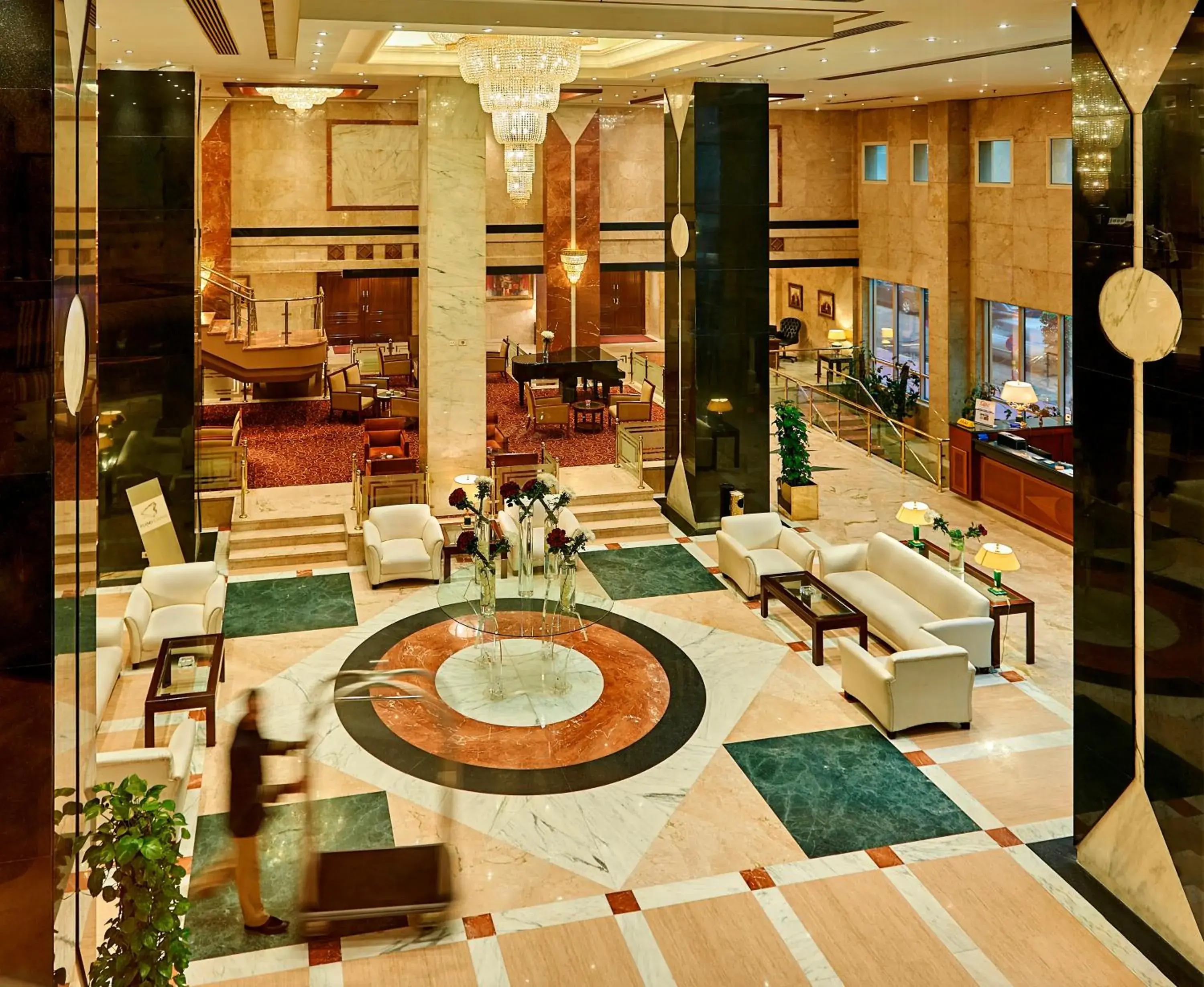 Lobby or reception in Safir Hotel Cairo Lobby or reception in Safir Hotel Cairo