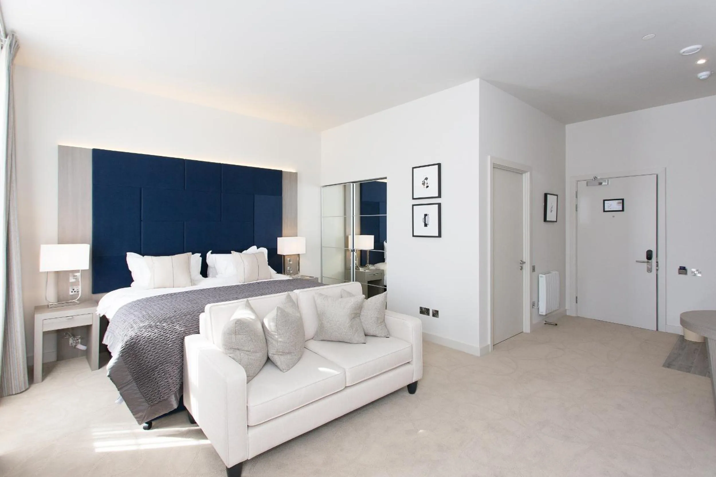 Bed in Dunalastair Hotel Suites