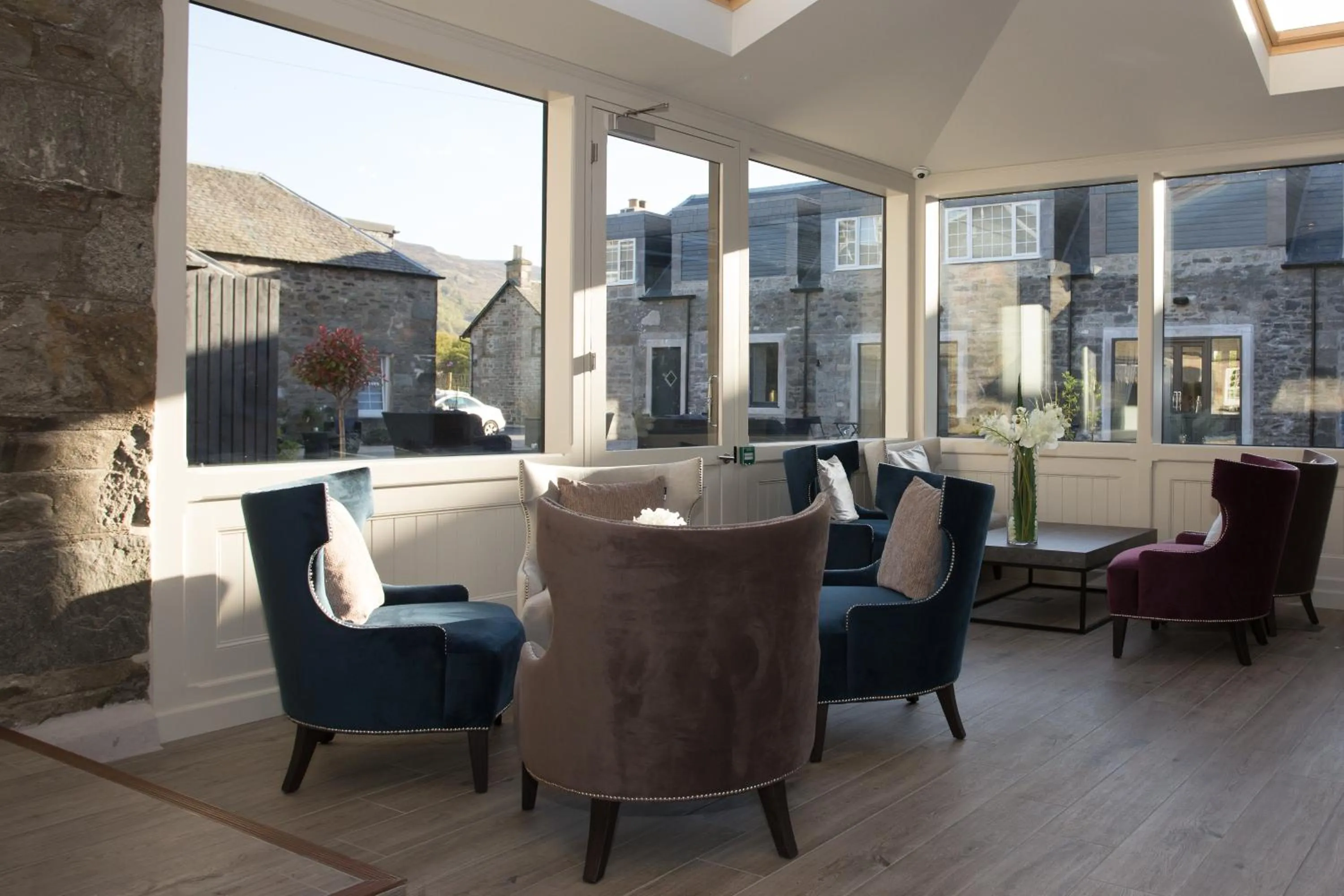 Seating area in Dunalastair Hotel Suites