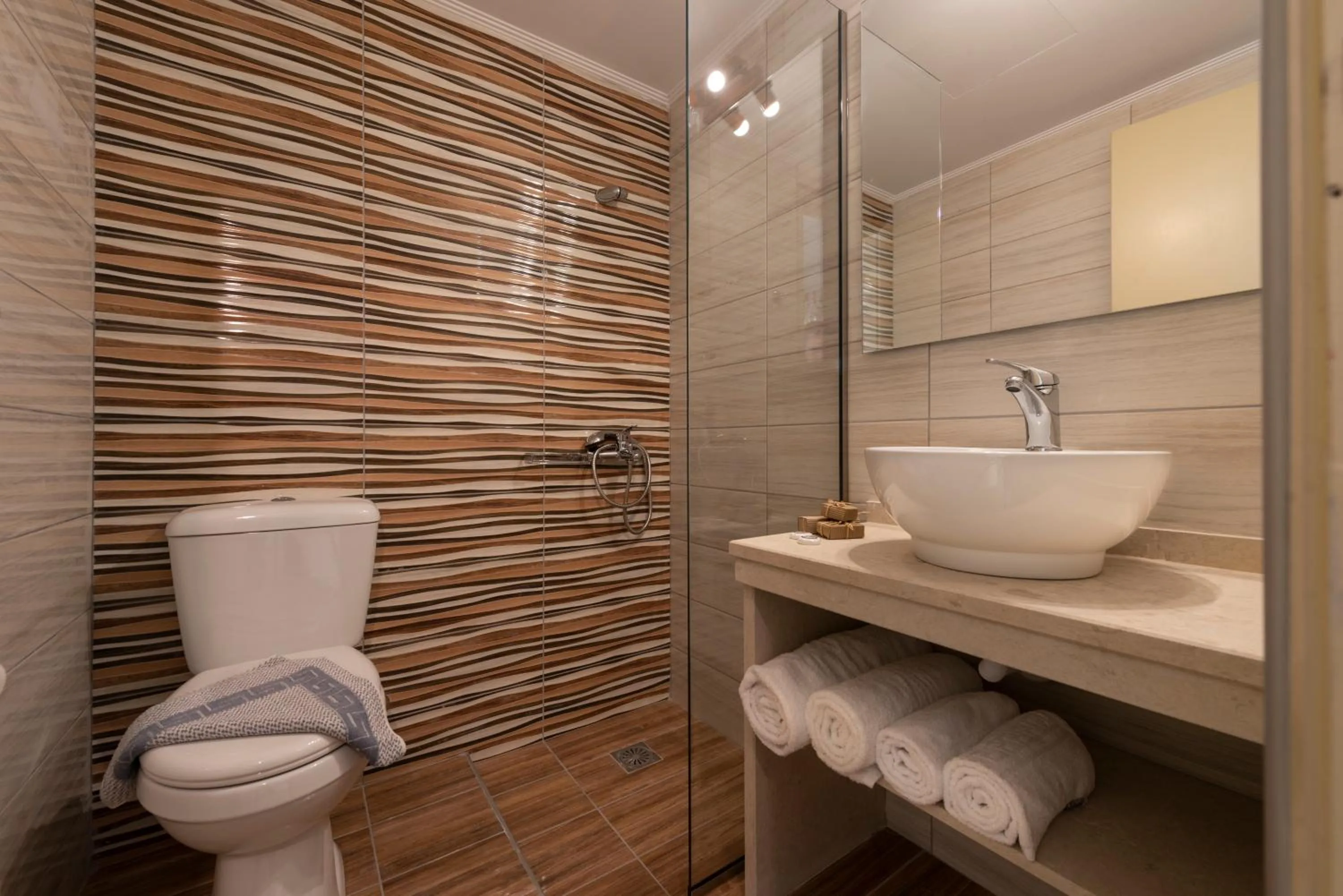 Decorative detail in Erato Studios & Apartments