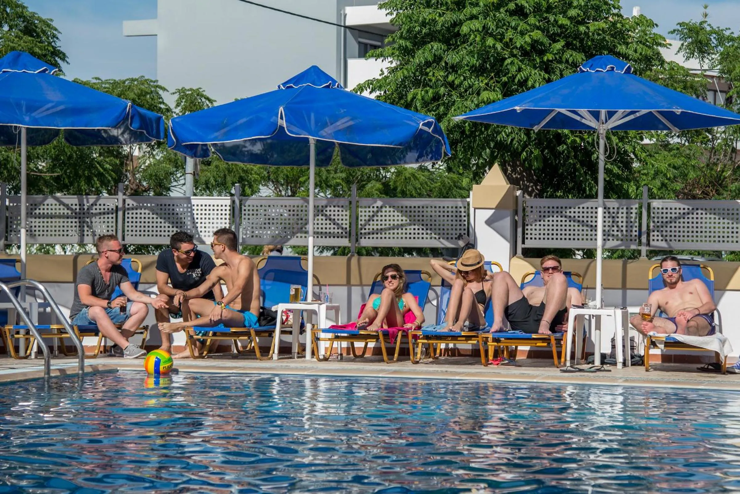 Swimming pool in Erato Studios & Apartments