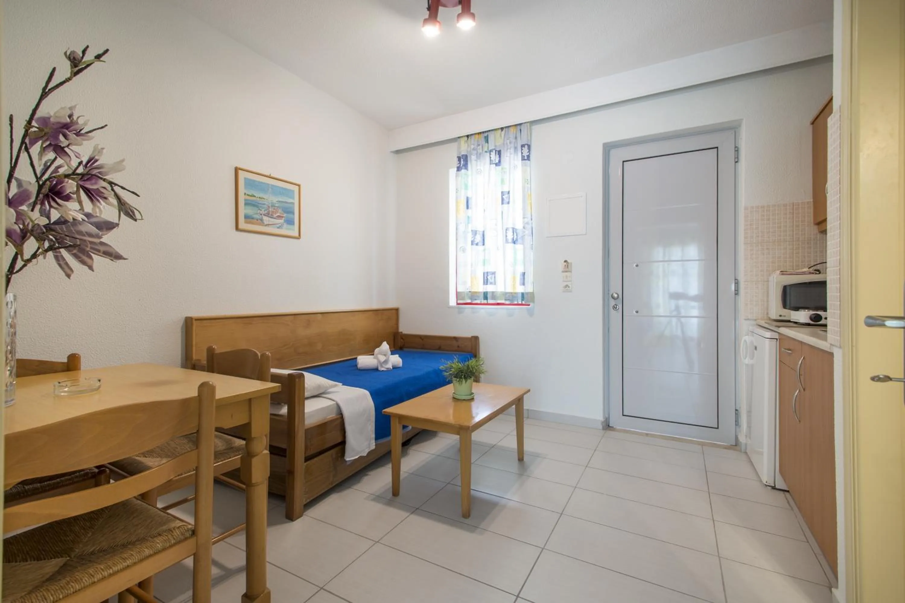 Bed in Erato Studios & Apartments