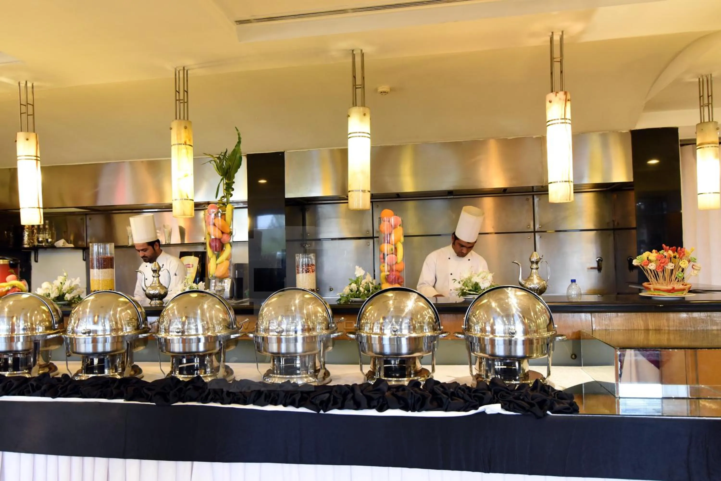 Buffet breakfast in Hotel Crown Plaza Islamabad