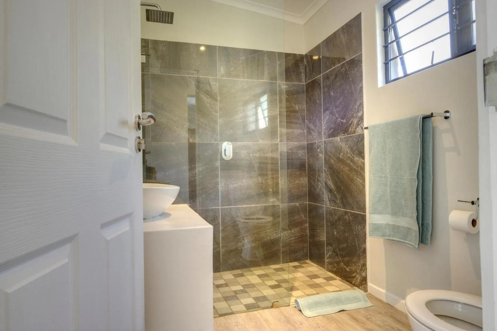 Shower in Giantscup Wilderness Reserve