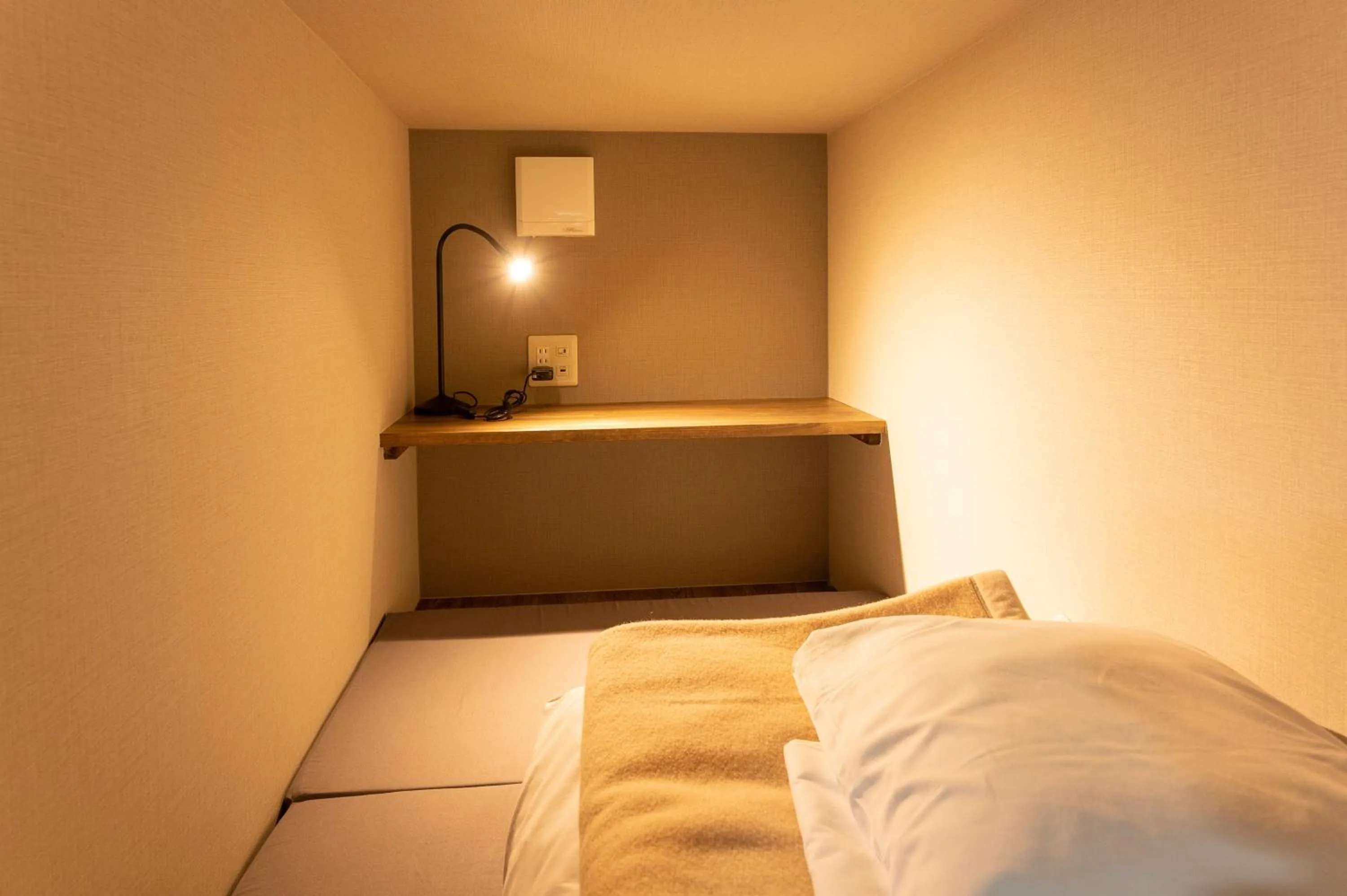 Photo of the whole room, Bed in Hütte Jil Shirakabako at 1,400m