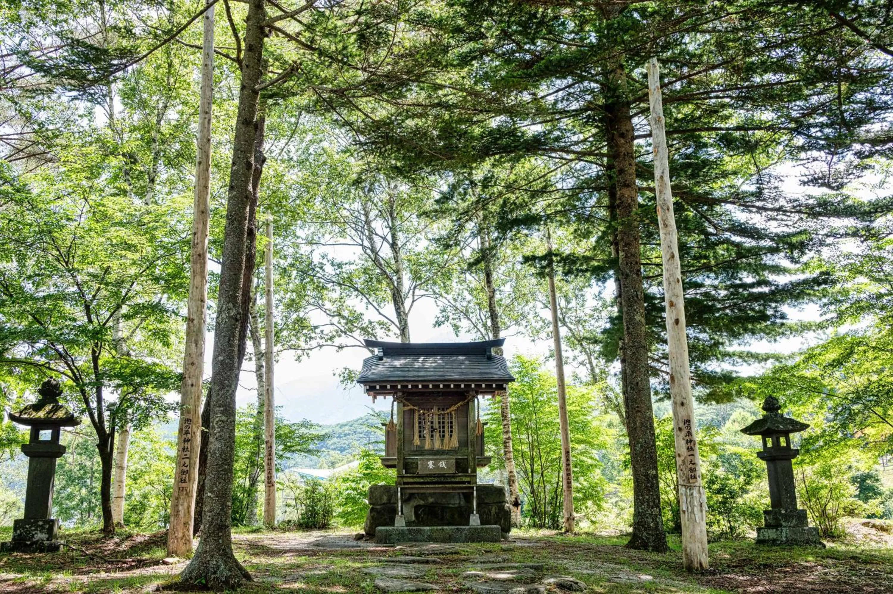 Nearby landmark in Hütte Jil Shirakabako at 1,400m