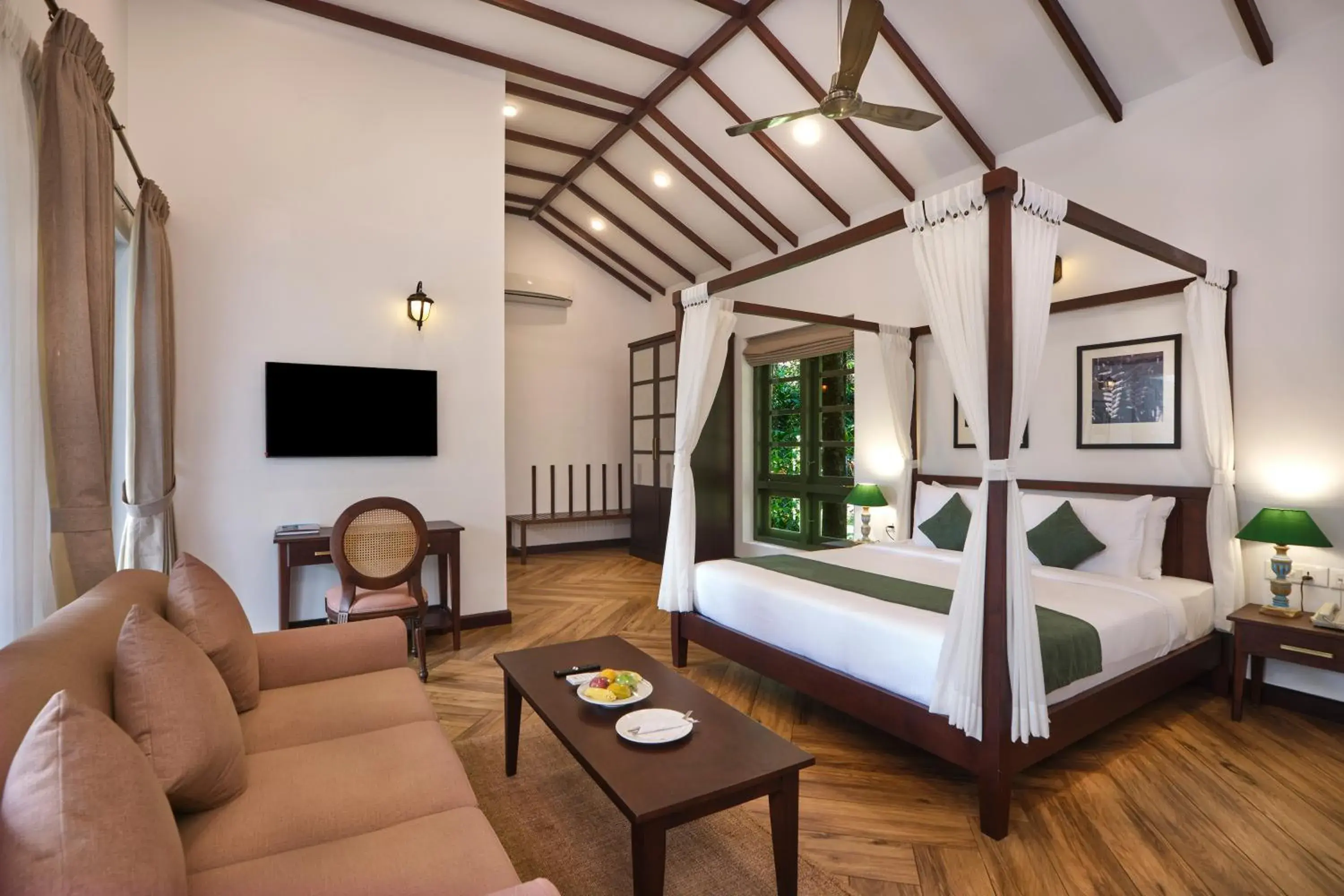 Bed in Reen Resorts Aanavilasam Plantation Thekkady Bed in Reen Resorts Aanavilasam Plantation Thekkady