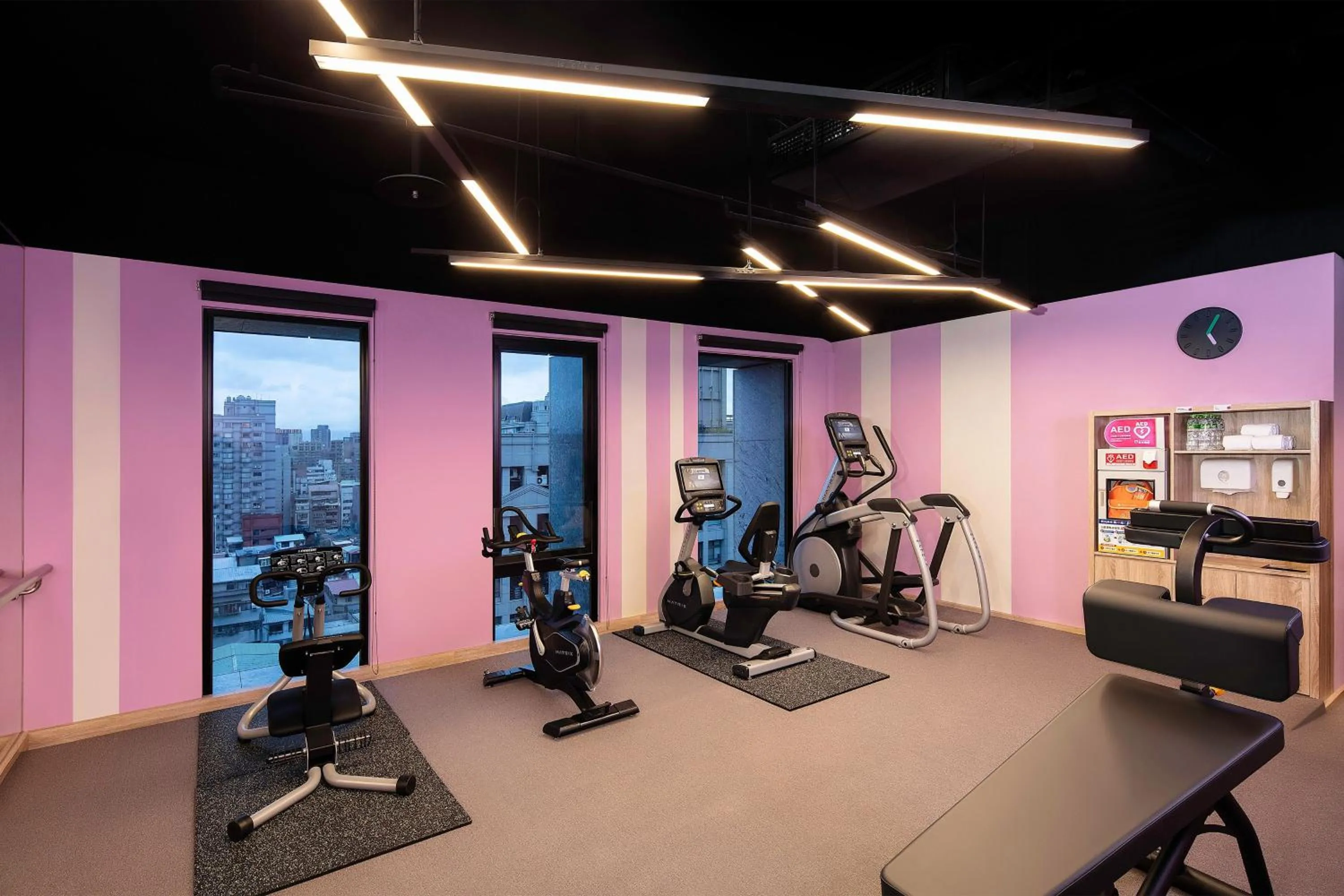 Fitness centre/facilities in Aloft Taipei Zhongshan