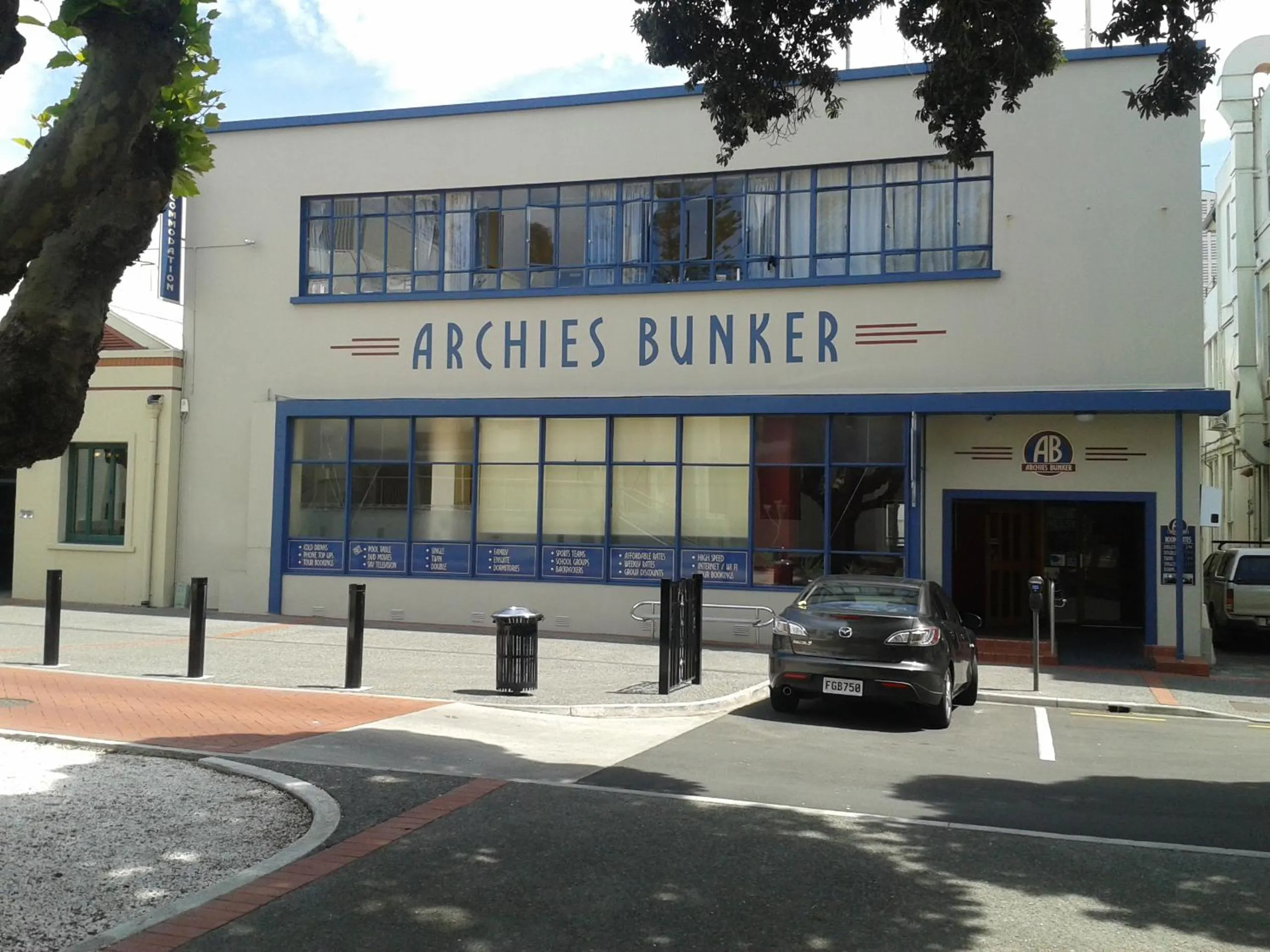 Facade/entrance in Archies Bunker Affordable Accommodation