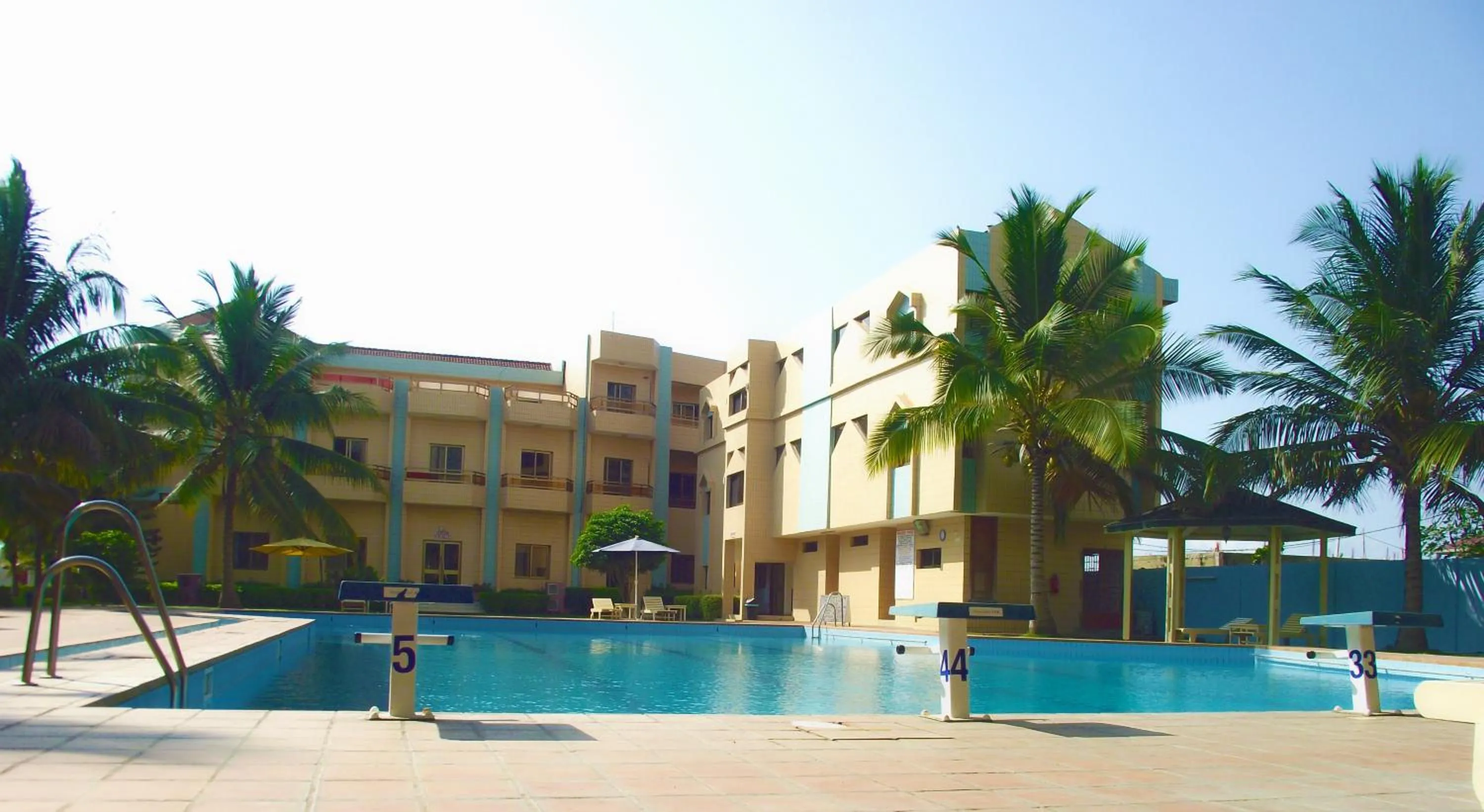 Swimming pool in Hotel Ghis Palace