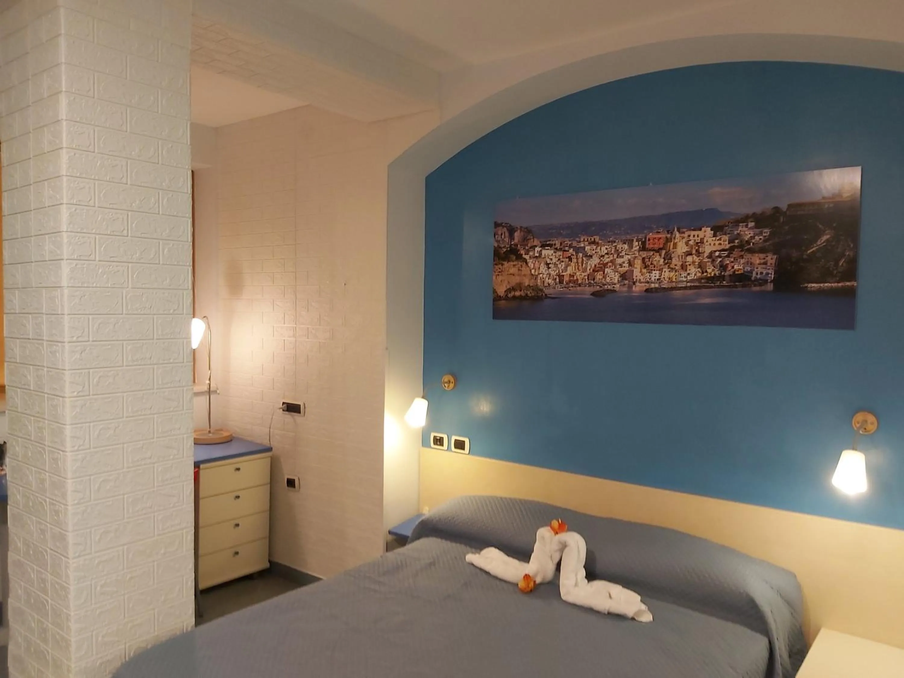 Bed in Lido Di Procida Guest House
