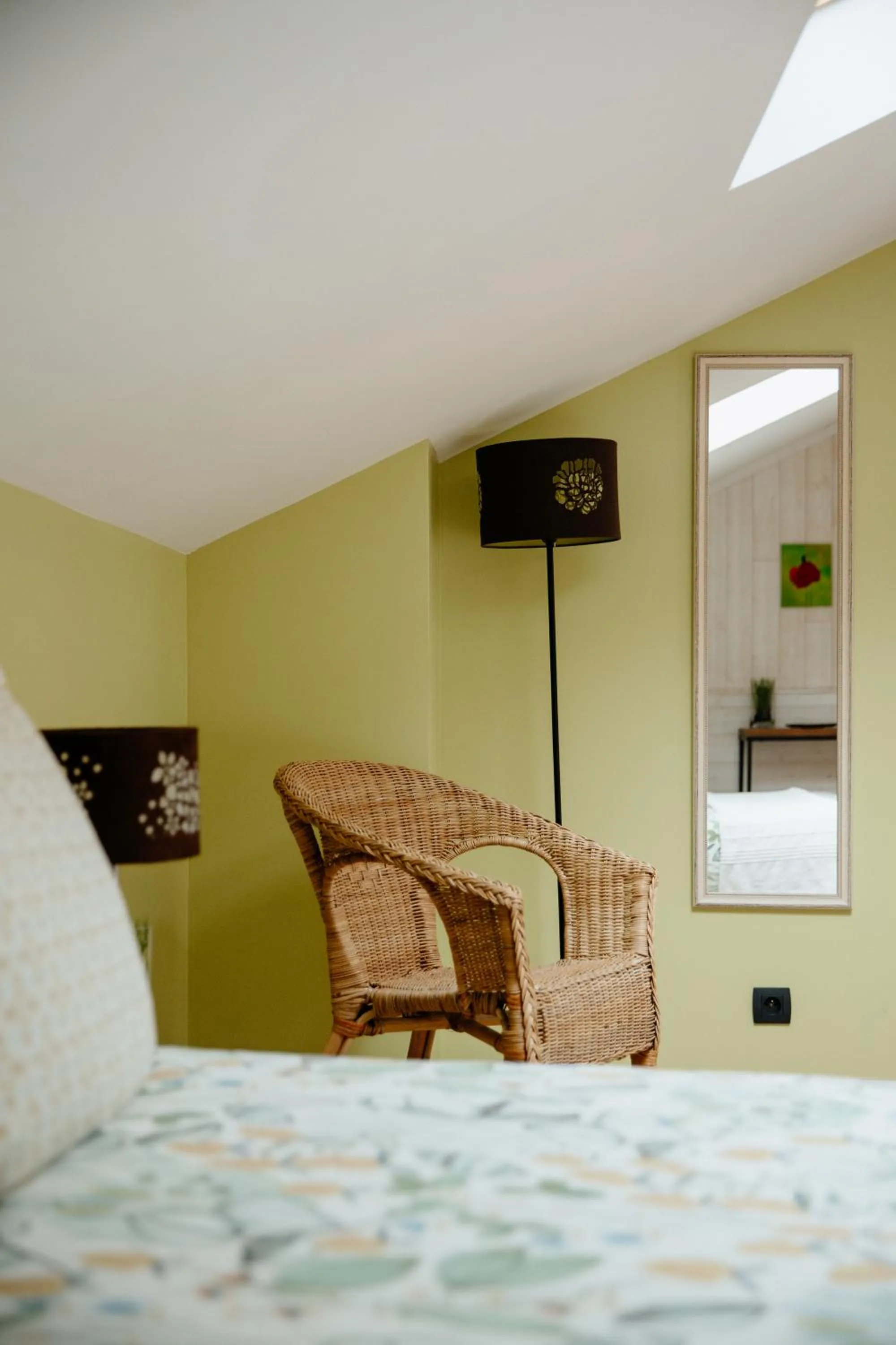 Living room, Bed in Le Clos De La Roche