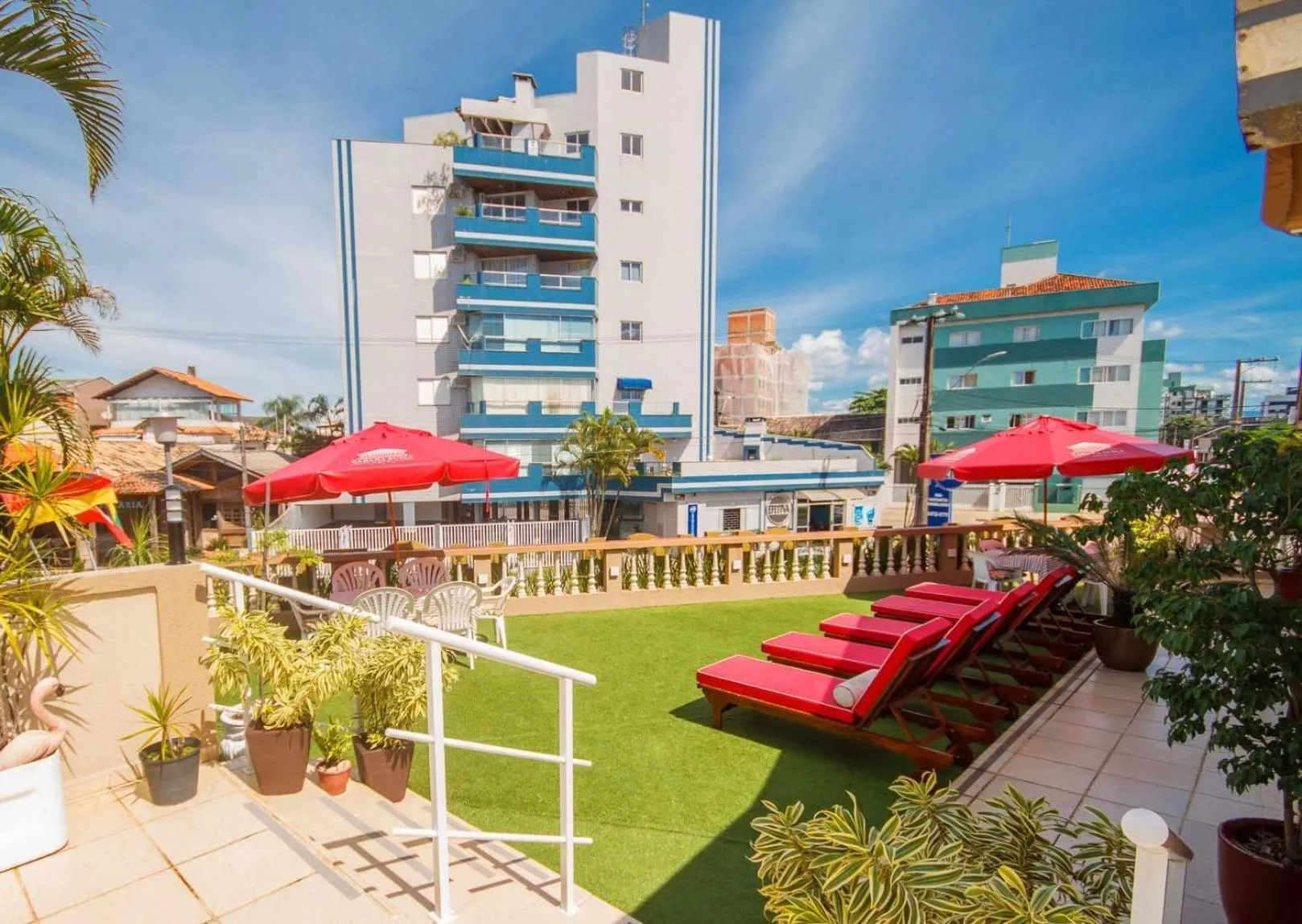 Balcony/Terrace in Hotel Cabana Suiça