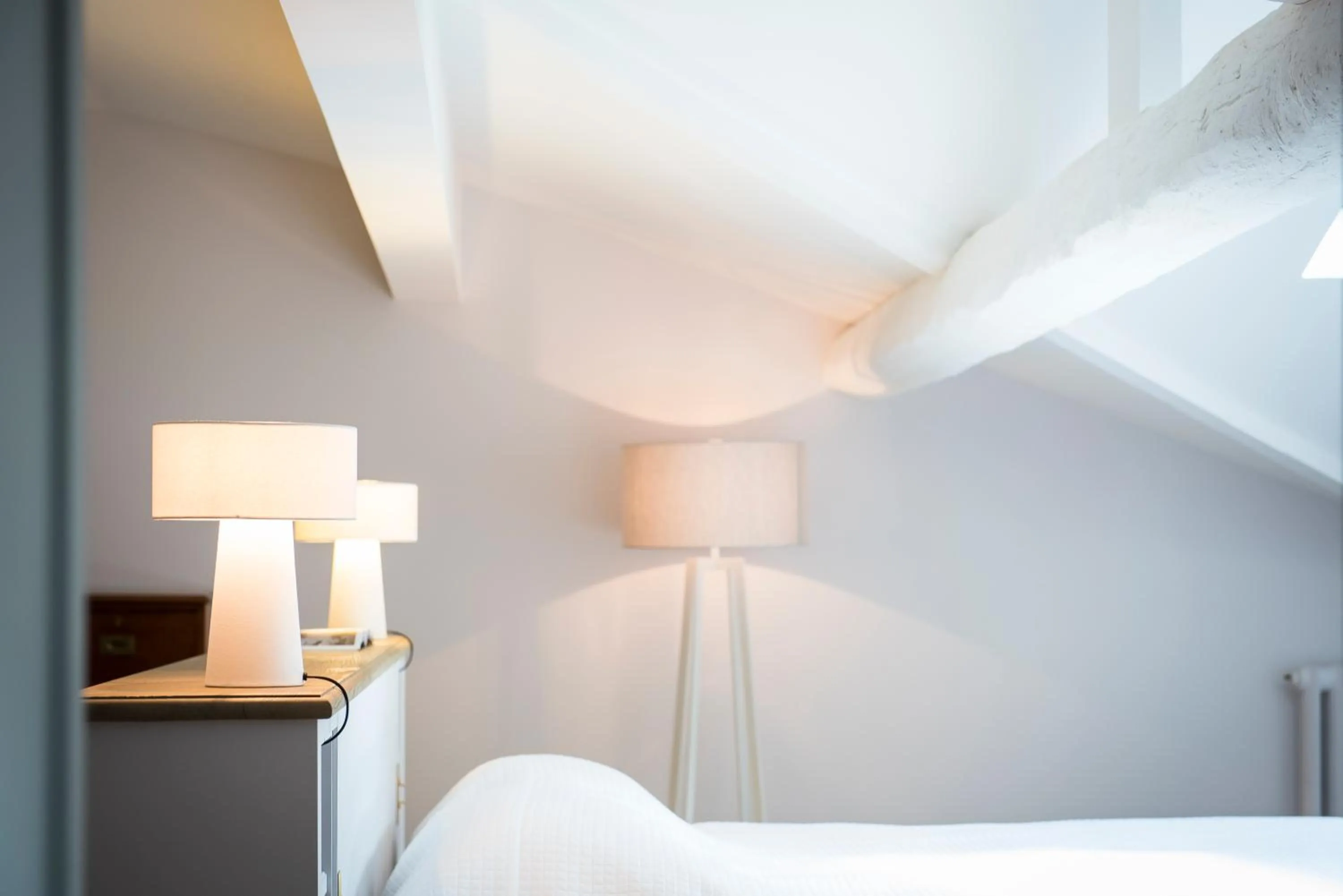 Decorative detail, Bed in Château Le Pape B&B