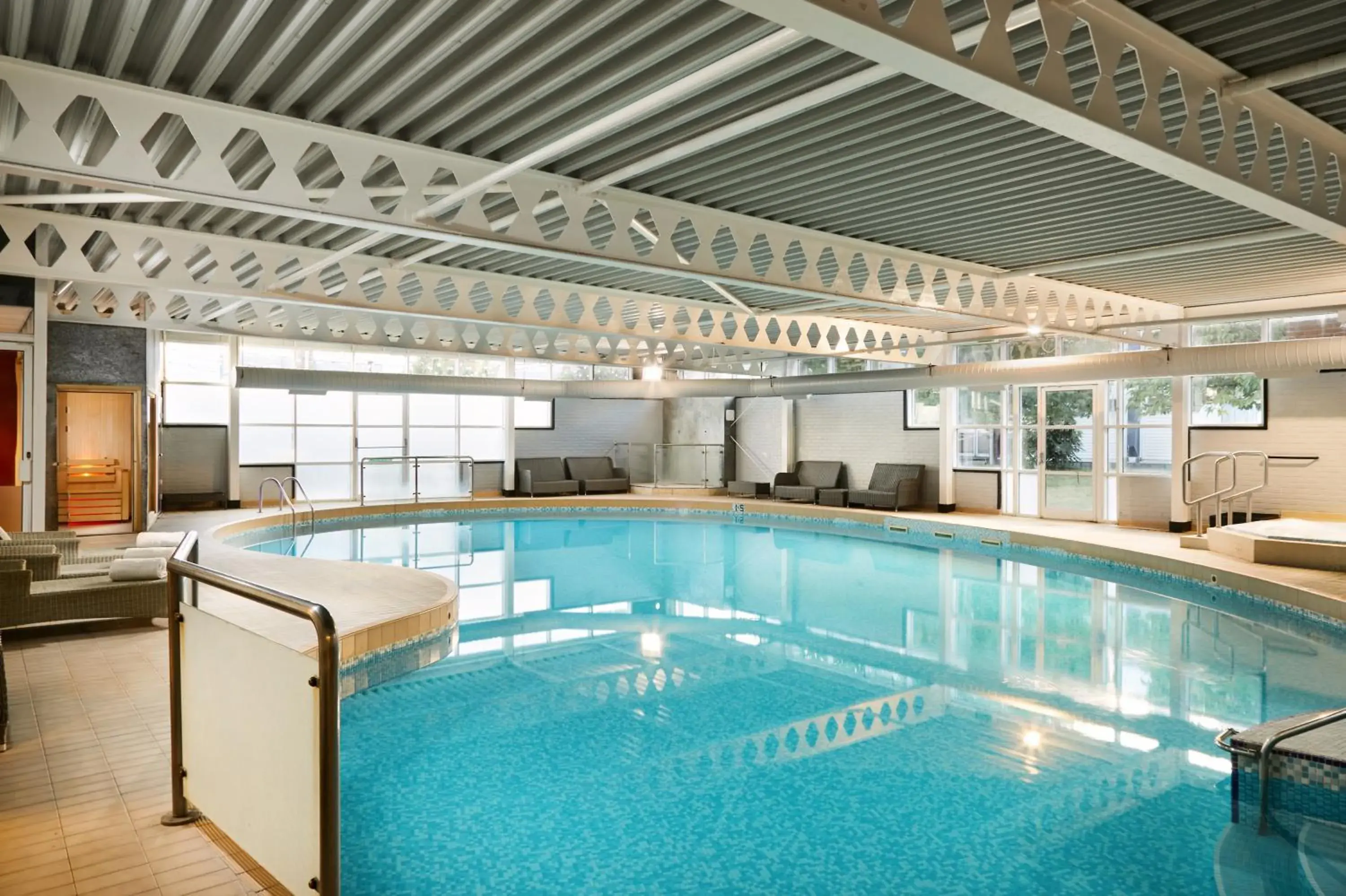 Swimming pool in Langstone Quays Resort, Portsmouth Swimming pool in Langstone Quays Resort, Portsmouth