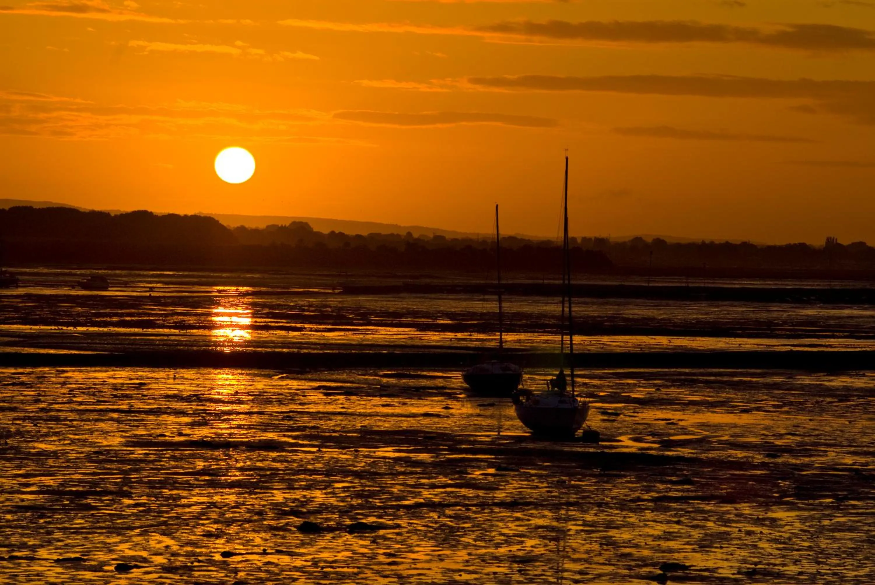 Natural landscape in Langstone Quays Resort, Portsmouth