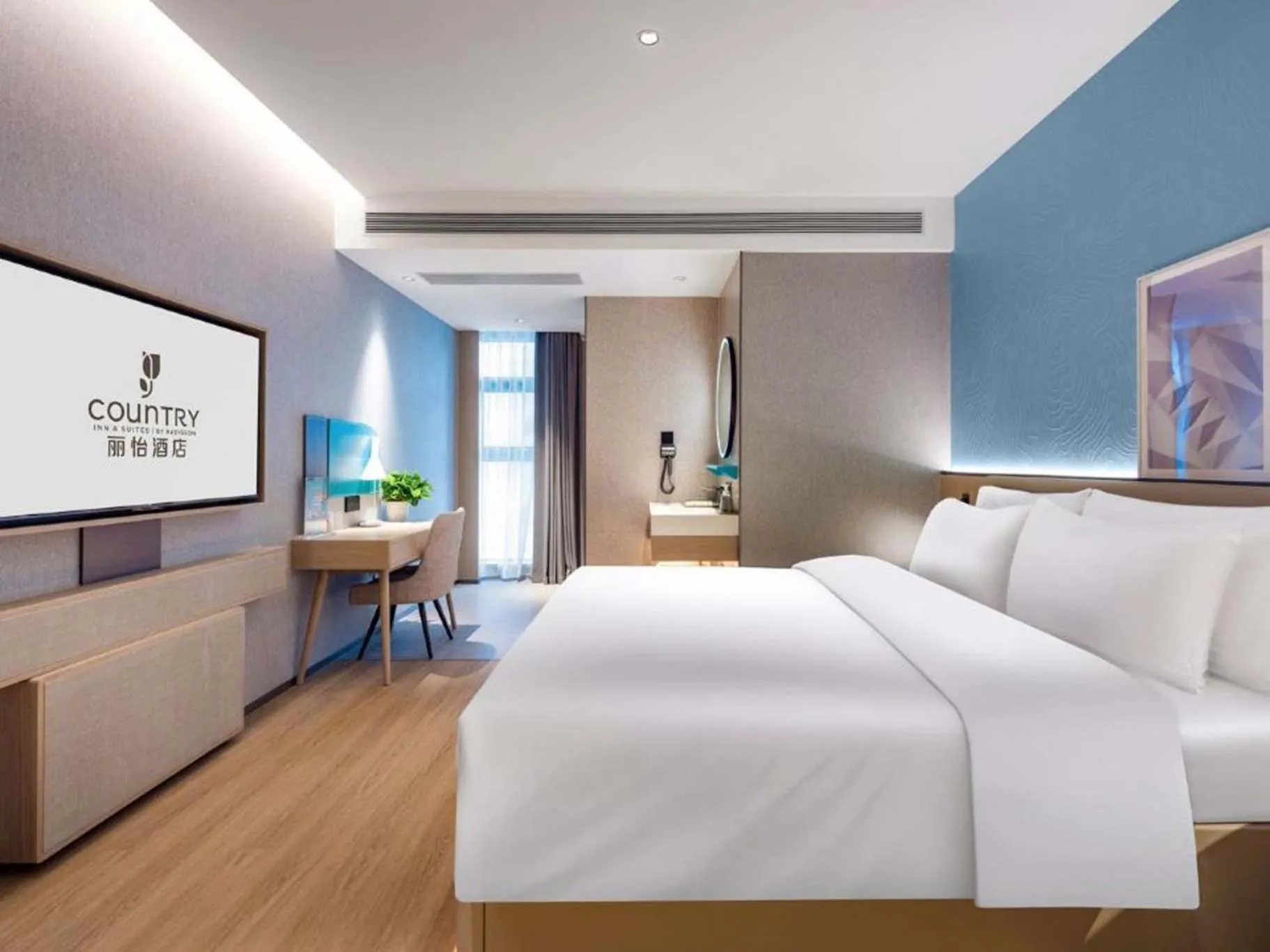 Deluxe Queen Room in Country Inn & Suites by Radisson Hotel (Chongqing Jiefangbei Area Hong Ya Dong)
